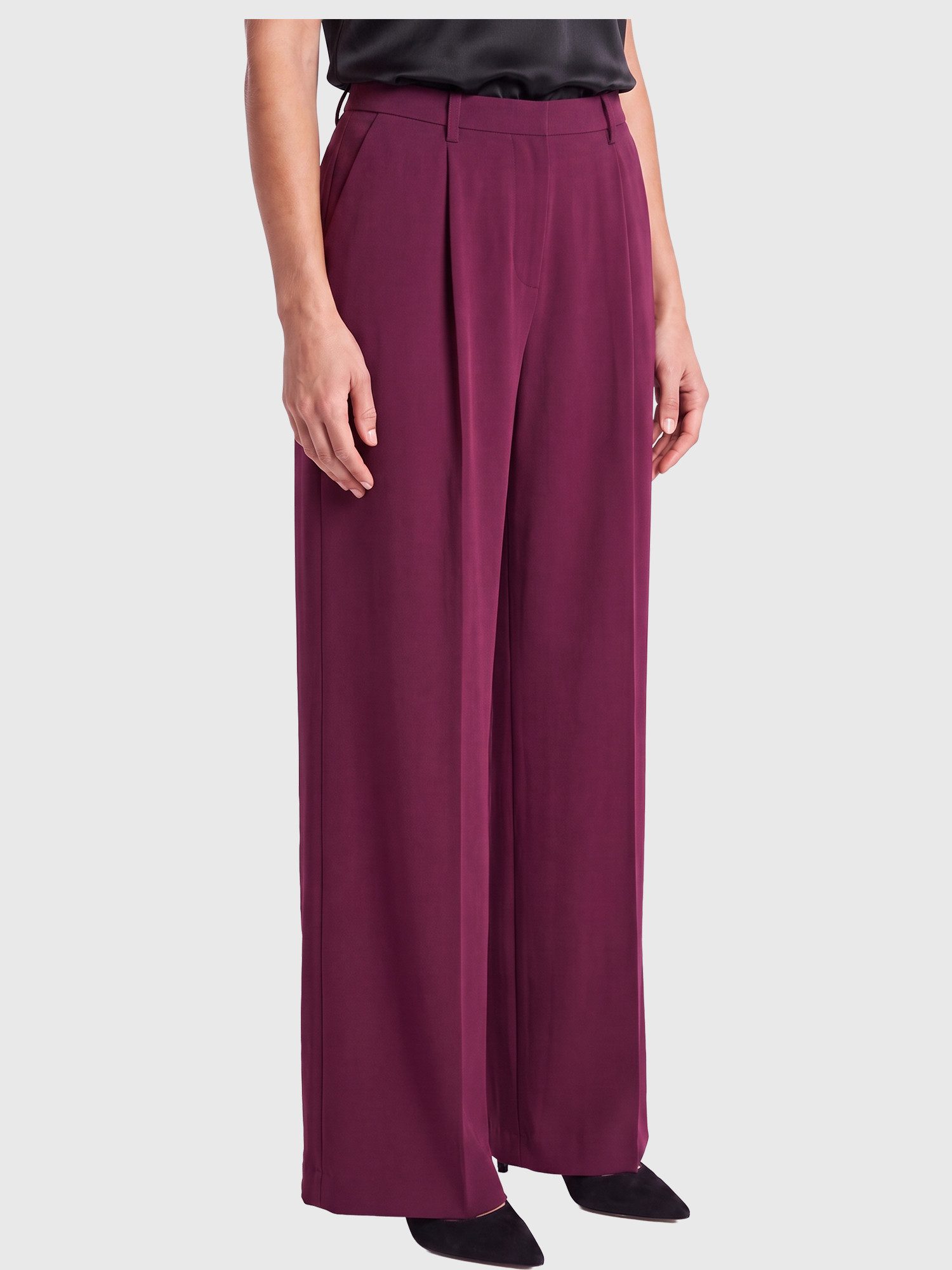 Apart Stoffhose mit Gürtelschlaufen