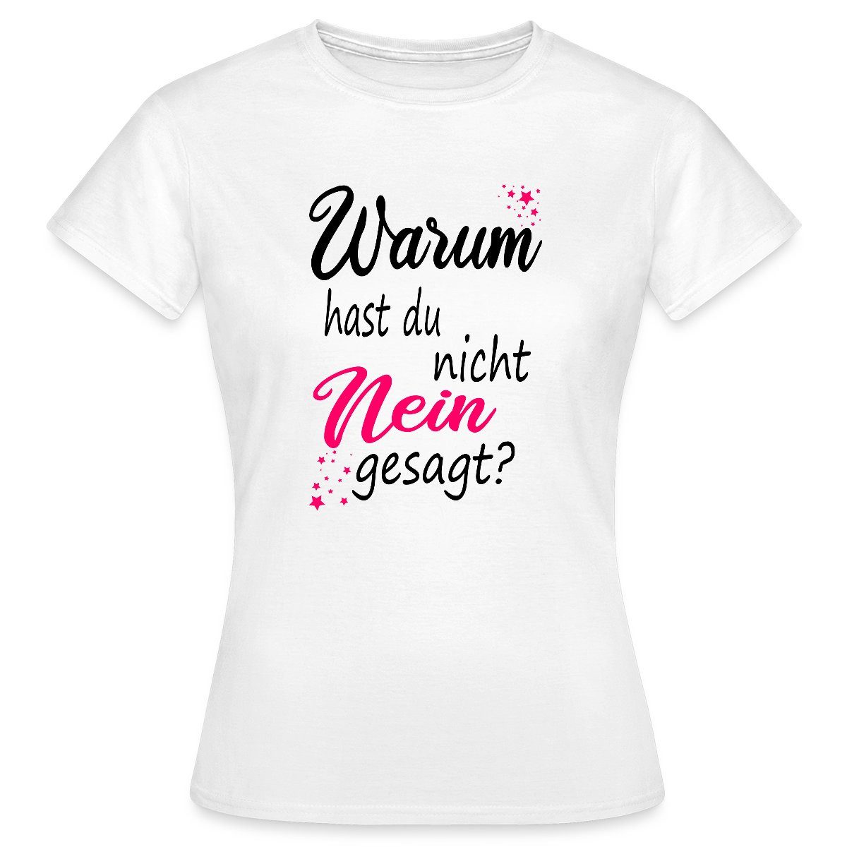 Spreadshirt T-Shirt Warum Hast Du Nicht günstig online kaufen