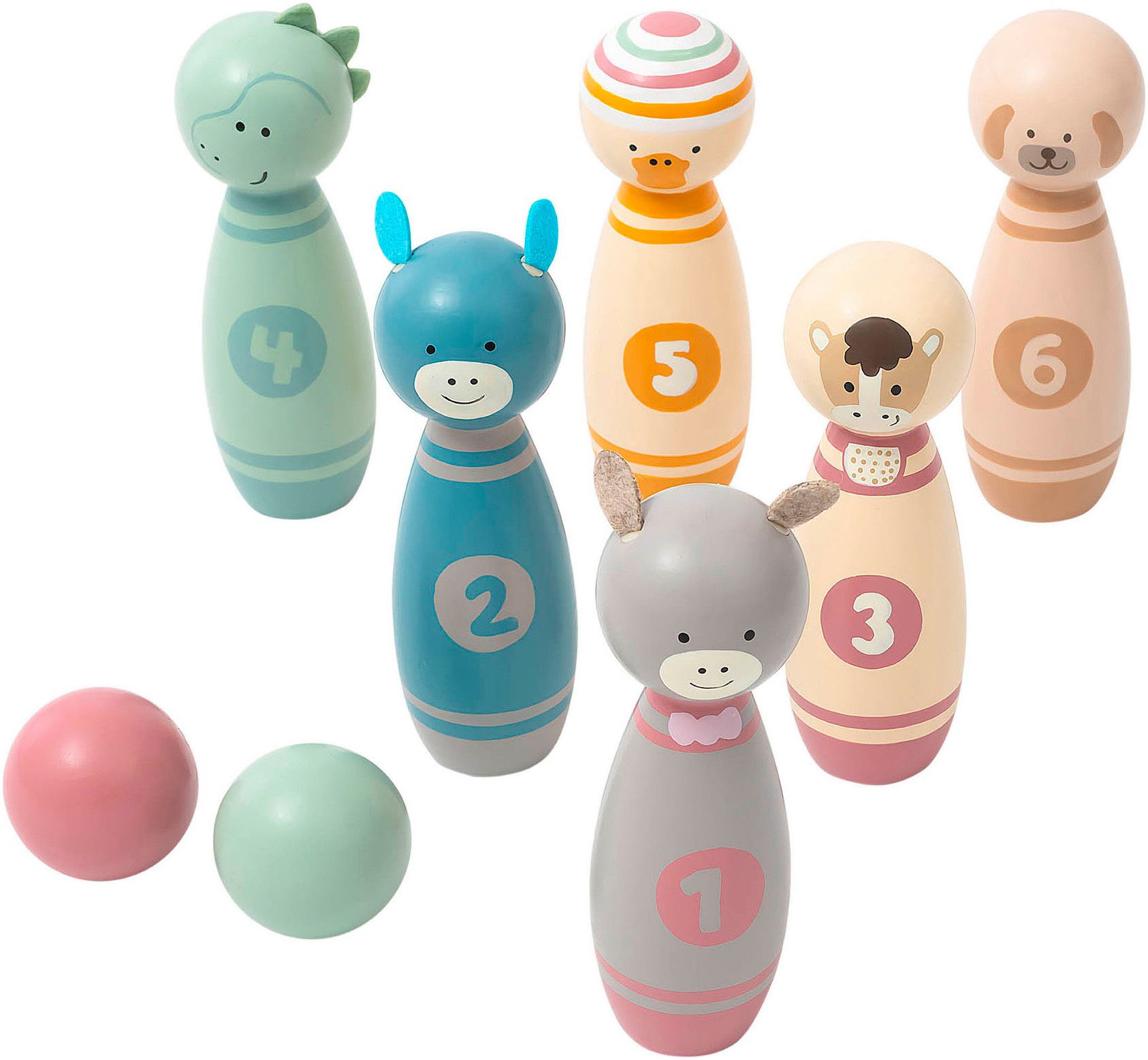 Sterntaler® Spiel Kegelspiel Holz, Familienspiel