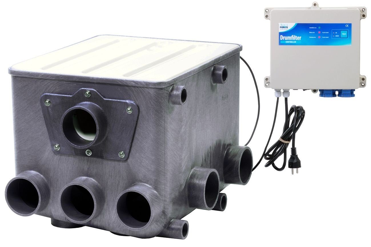 Aquaforte Teichfilter Aquaforte Trommelfilter ATF-1 Kunststoff incl. Steuerung für Teiche