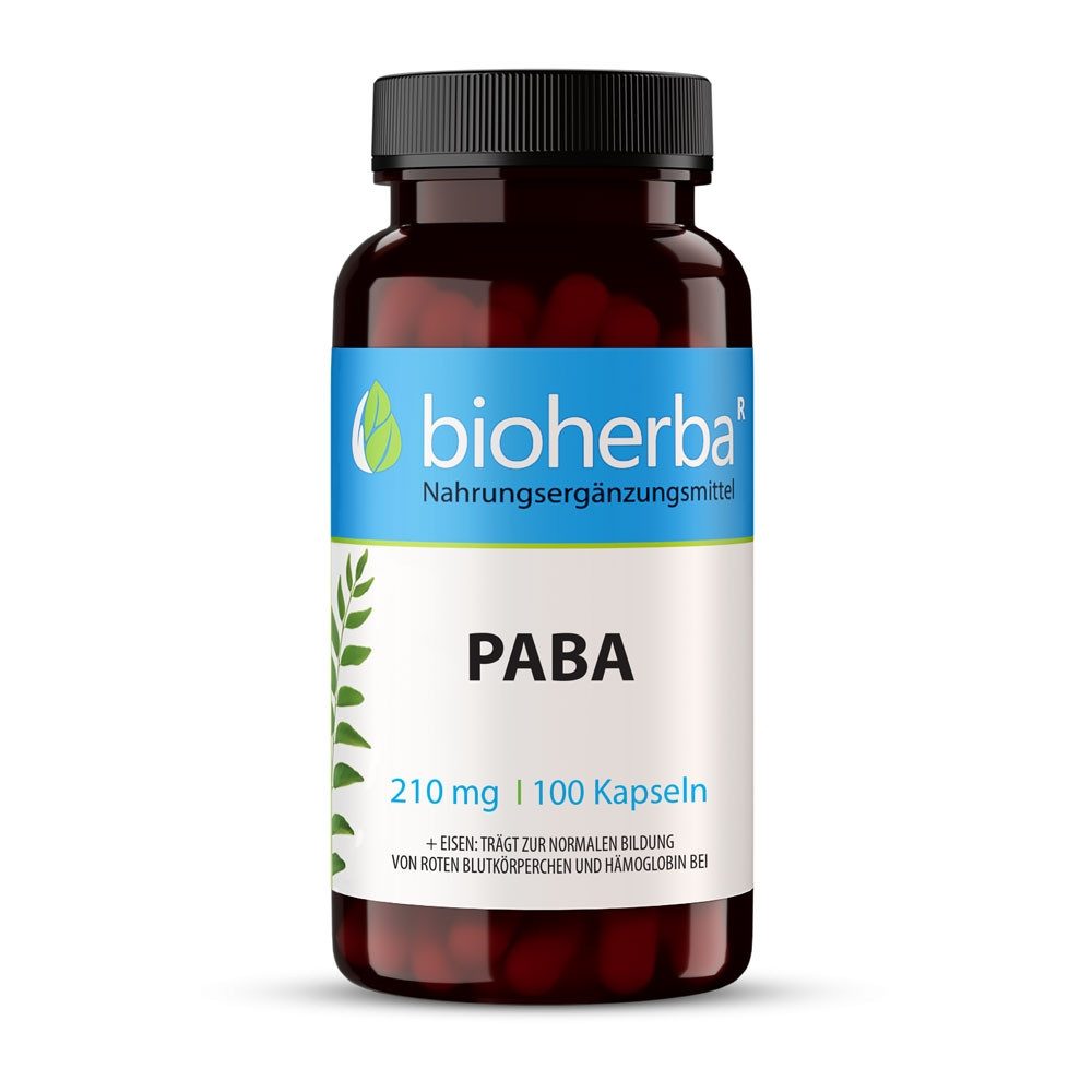 BIOHERBA R Paba 210 mg 100 Kapseln Nahrungsergänzungsmittel