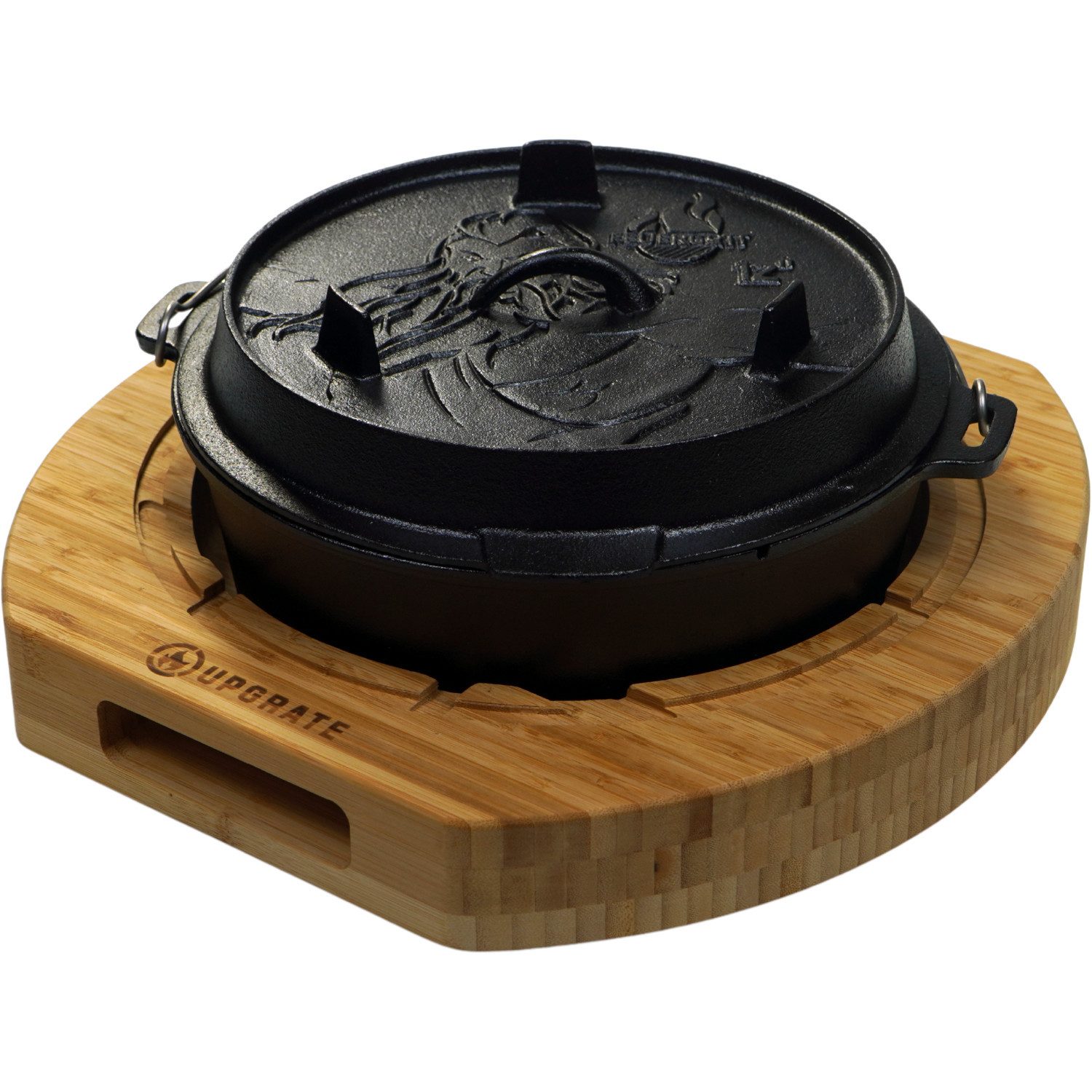 Feuergott Grilltopf UPGRATE BBQ Chef Board für Weber GBS System & Feuergott Dutch Oven 6l