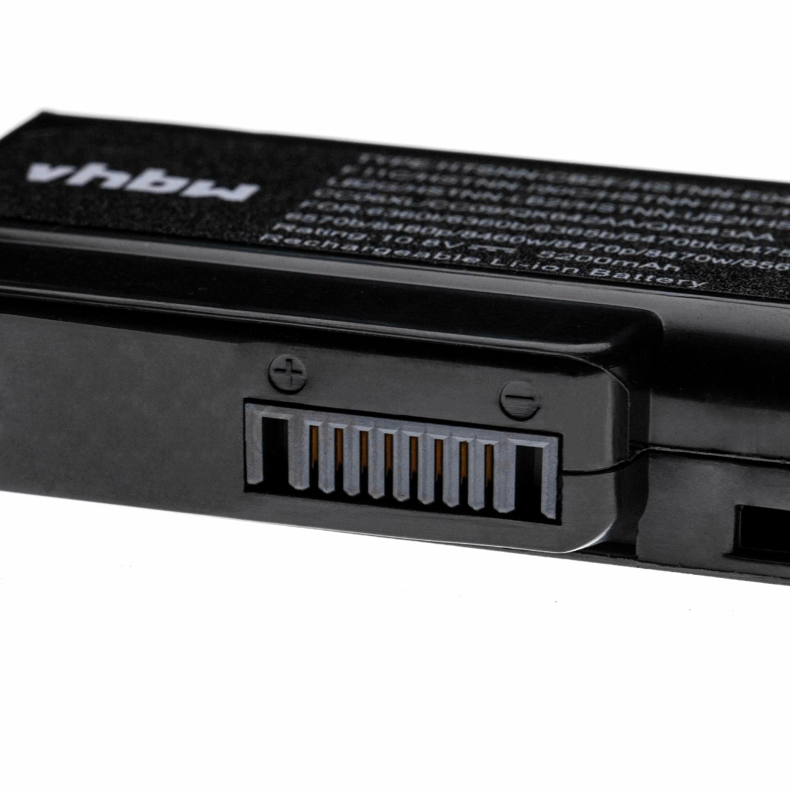 vhbw kompatibel mit 6360t V) Li-Ion HP Client Mobile Thin Laptop-Akku mAh (10,8 5200