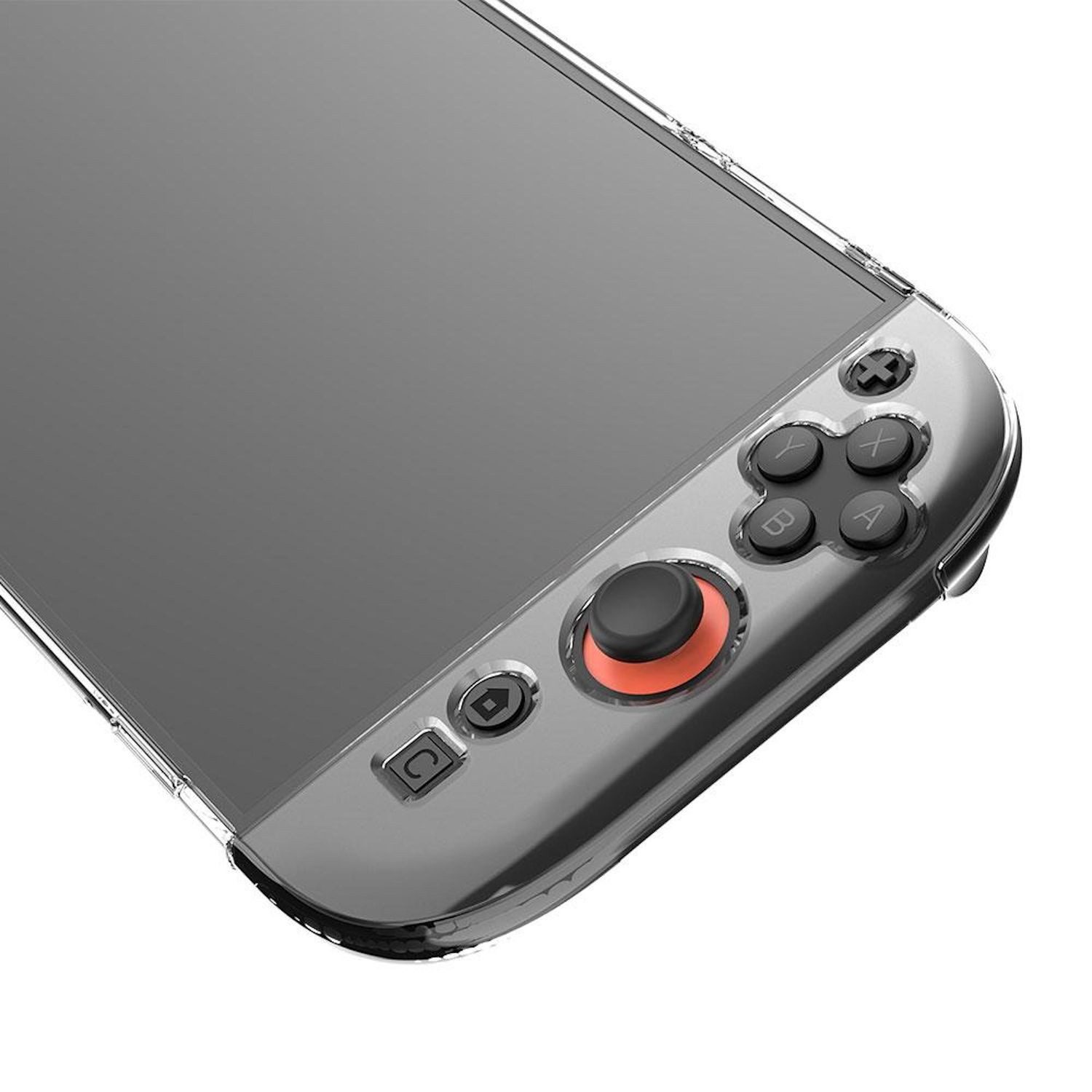 Wigento Handyhülle Für Nintendo Switch 2 TPU Split Schutzhülle Transparent, Flexibel, Stoßfest, Passgenau