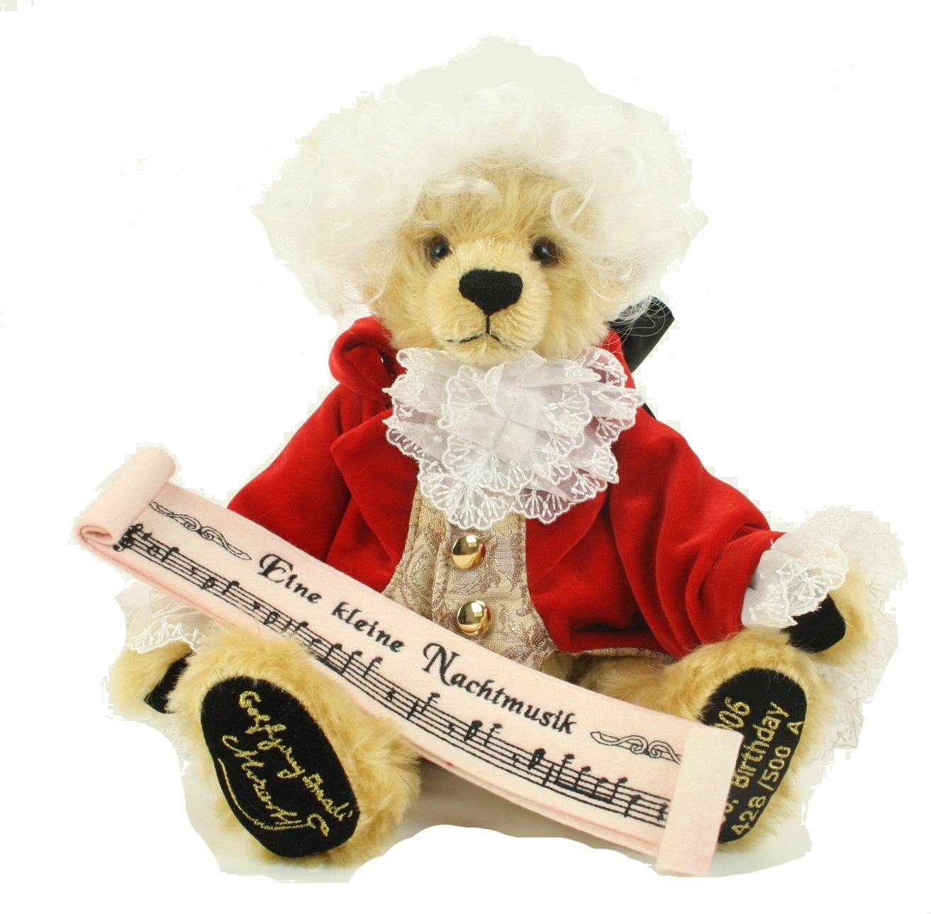 Hermann Coburg Dekofigur Teddybär 35 cm Mozart