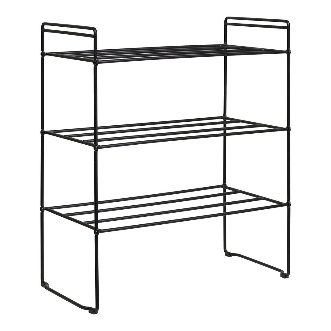 House Nordic Schuhschrank Swansea Schuhregal schwarz.