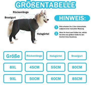 Rnemitery Hundekostüm Einteiler für Hunde für große mittelgroße, Chirurgie-Erholungsanzug