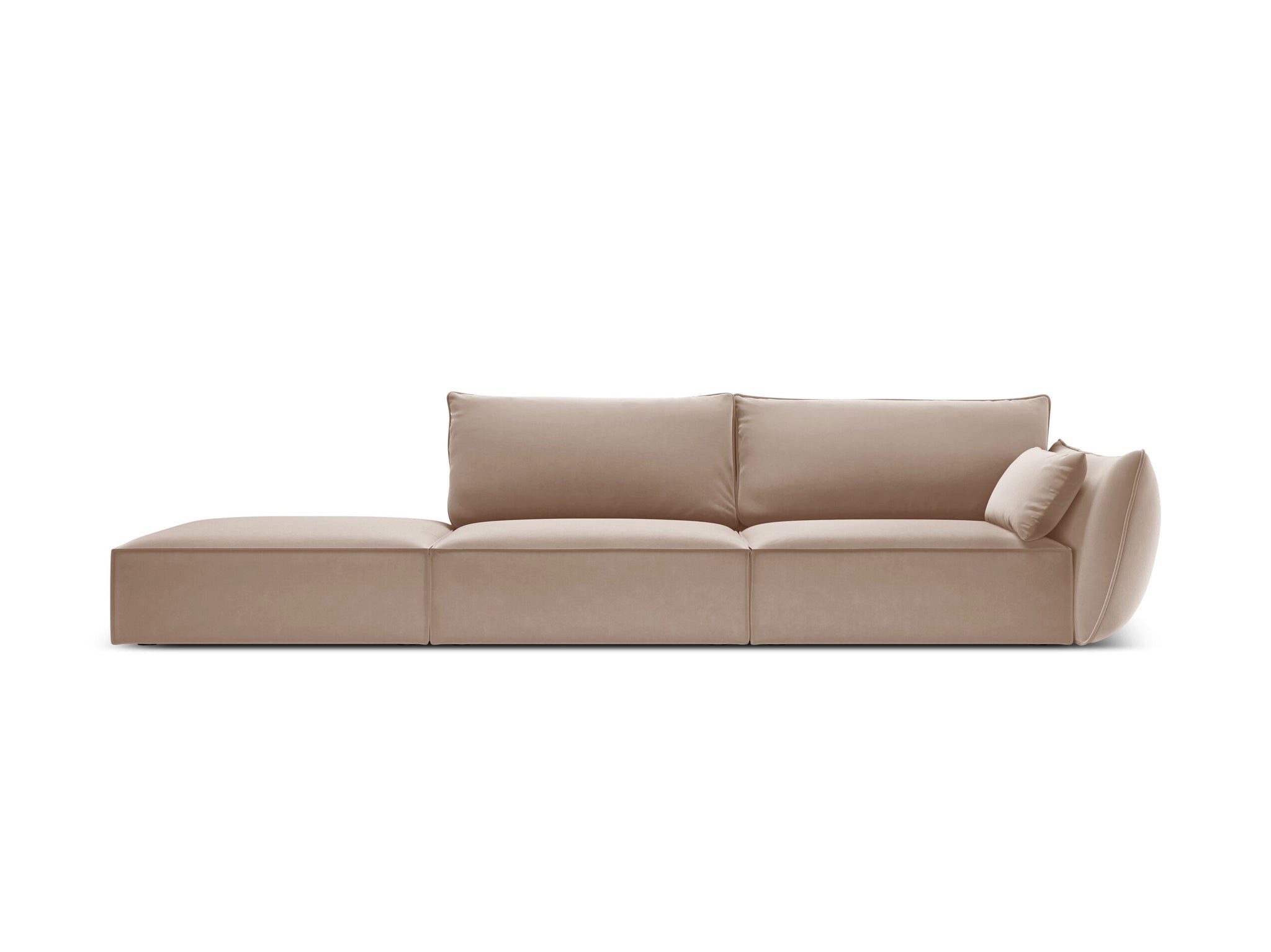 Micadoni Sofa Kaelle, 4-Sitzer eine Seite offen