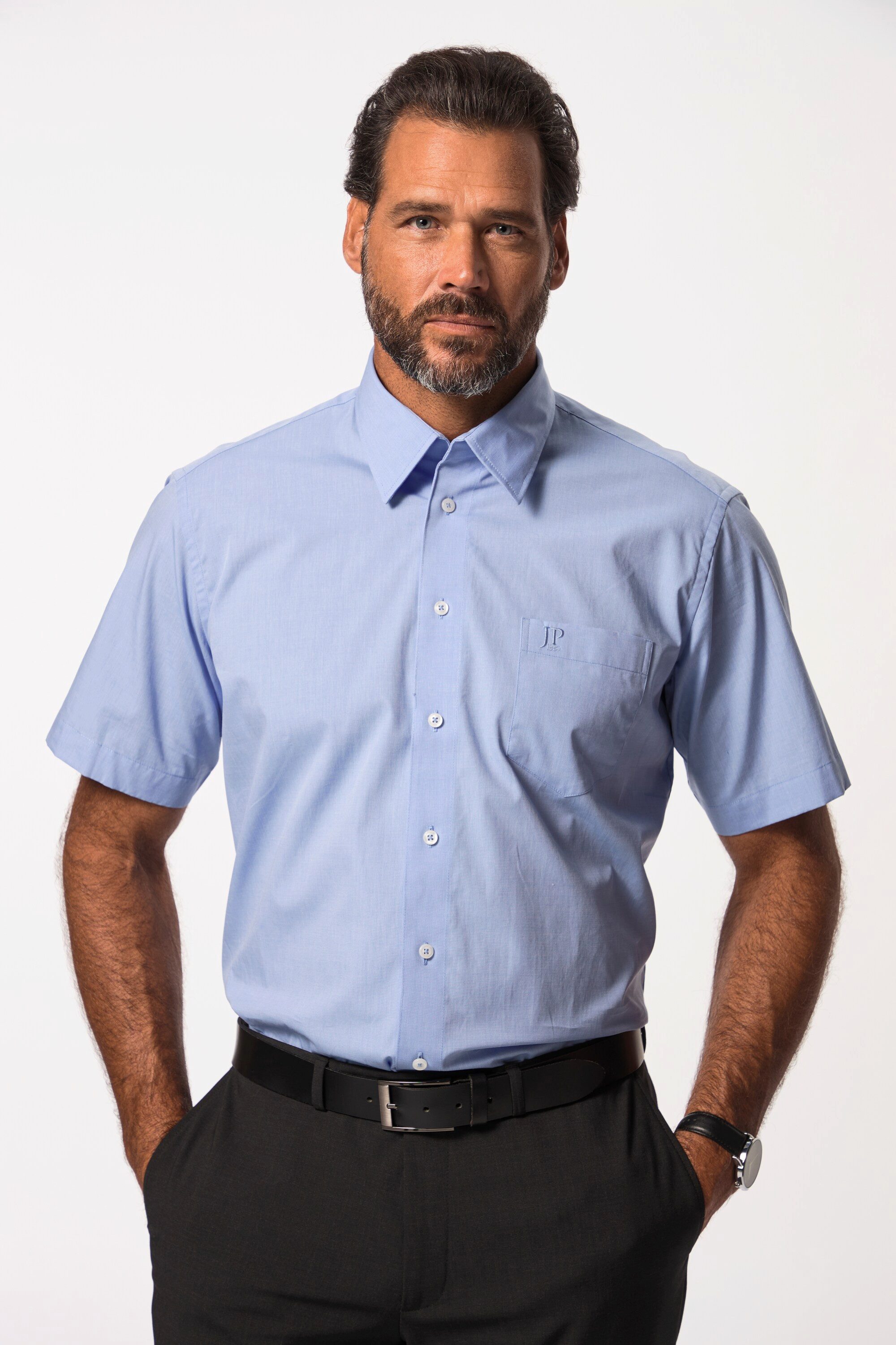 JP1880 Businesshemd Hemd Business Halbarm Variokragen Comfort Fit günstig online kaufen