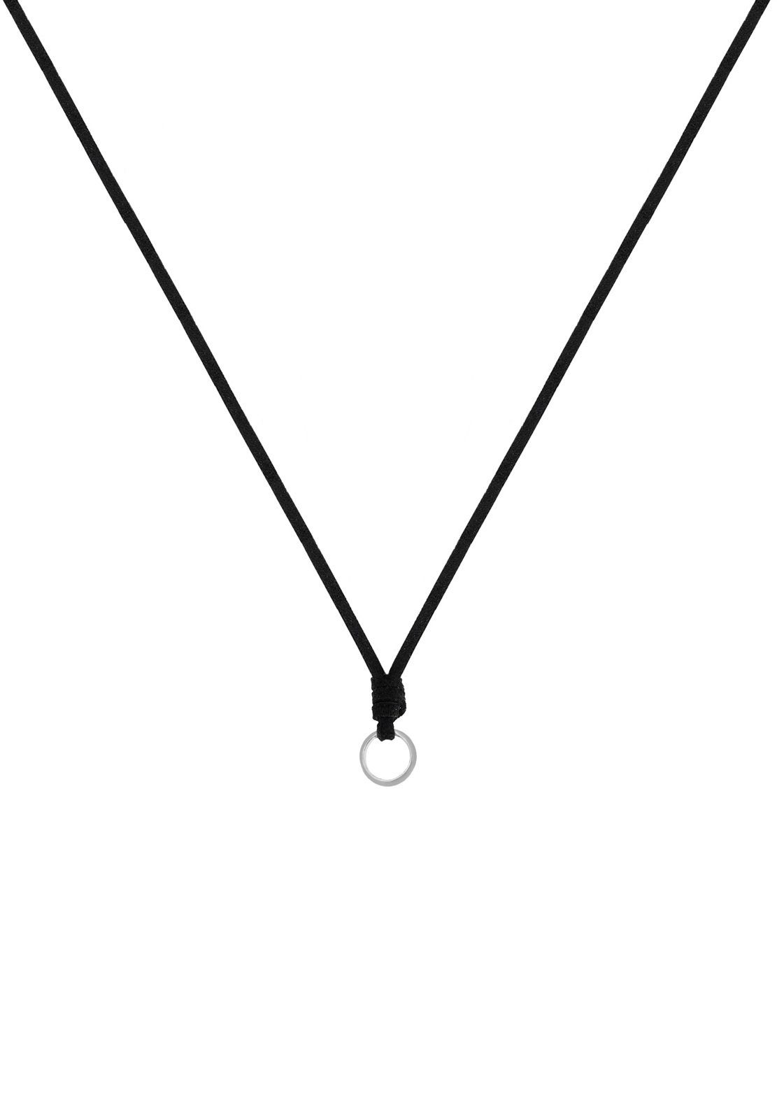 Elli Charm-Einhänger Charmträger Lederkette 925 Sterling Silber, Charmträge günstig online kaufen