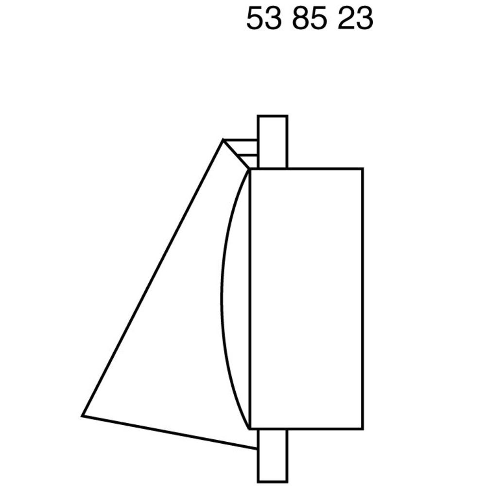 Wallair Abluft-Set Wallair N34810 Ablufthaube mit Rückstauklappe Kunststoff Passend für