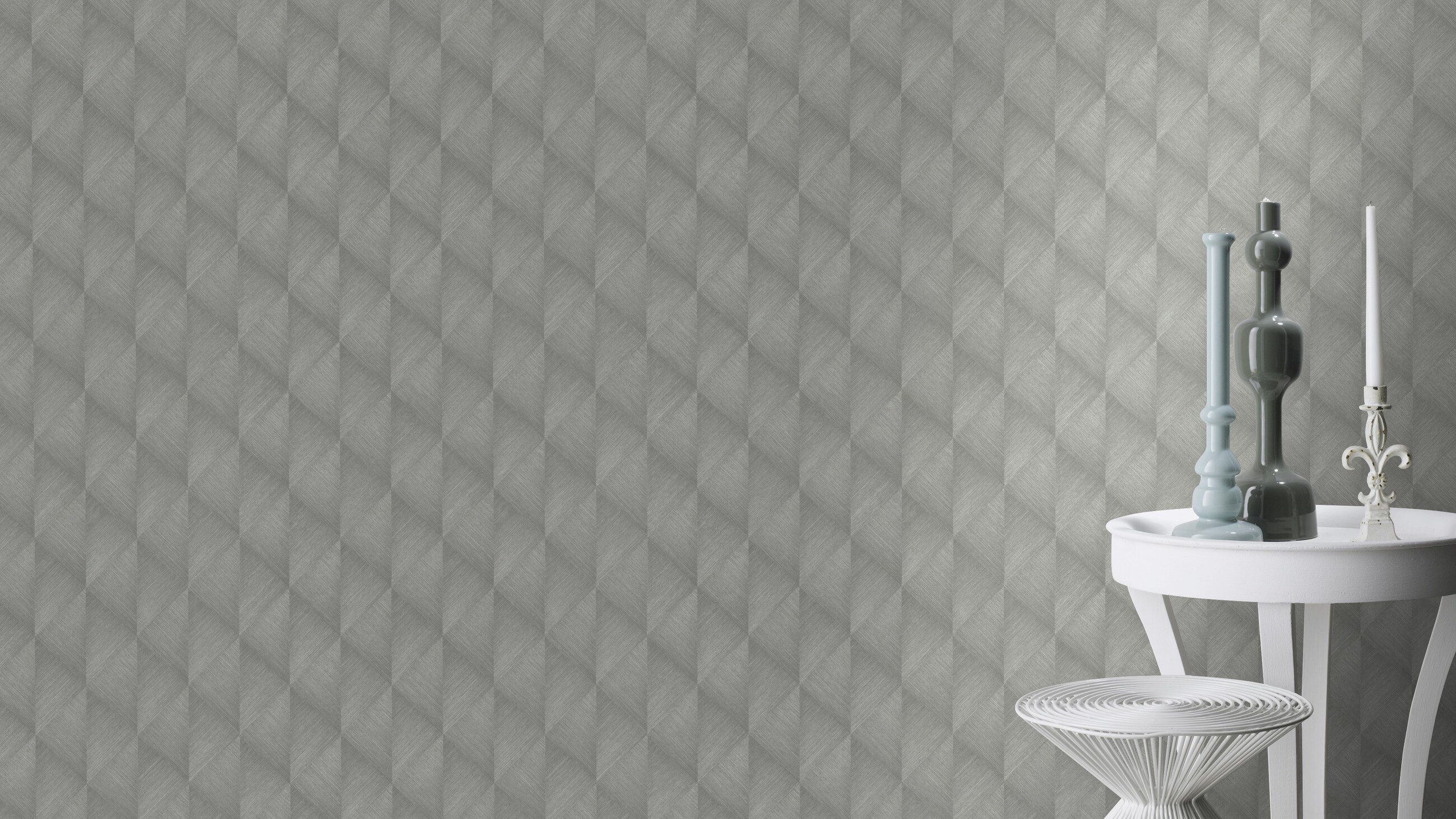 Rasch Vliestapete, Einfarbig, (1 St), 3D