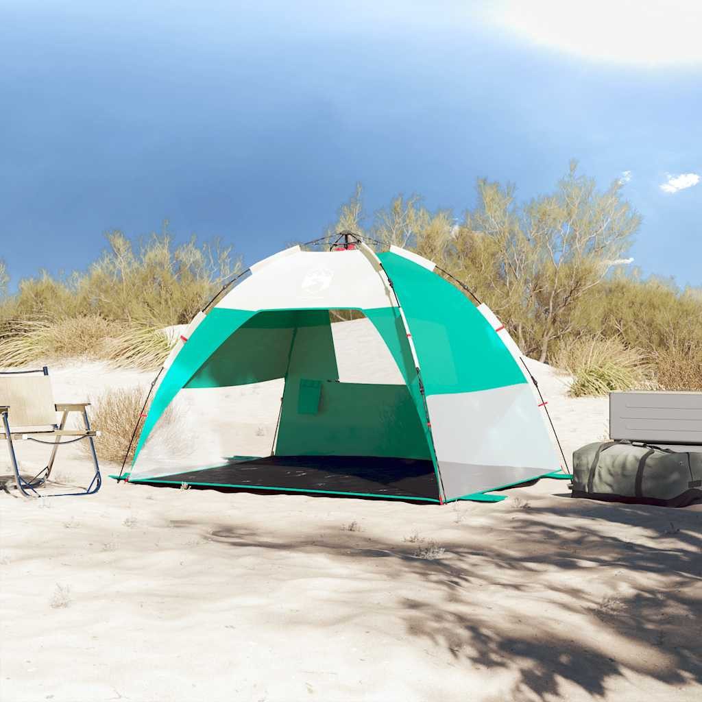 vidaXL Kuppelzelt Strandzelt 2 Personen Seegrün günstig online kaufen