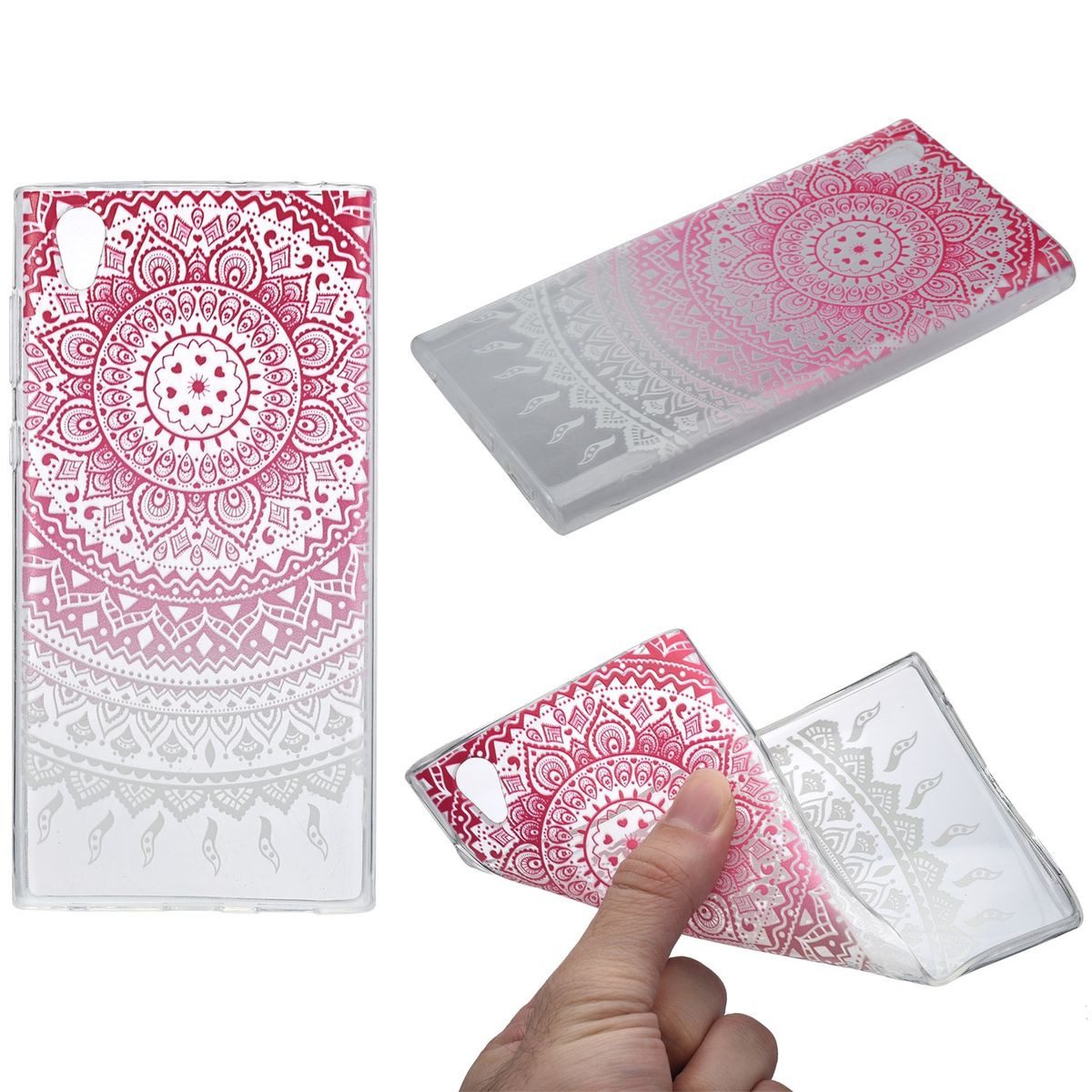 König Design Handyhülle Sony Xperia XA2, Sony Xperia XA2 Handyhülle Backcover Rosa