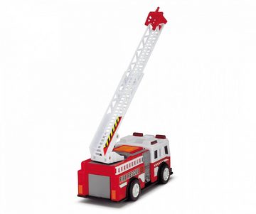 Dickie Toys Spielzeug-Krankenwagen Feuerwehr Feuerwehrauto mit Licht Sound Leiter ausziehbar und drehbar