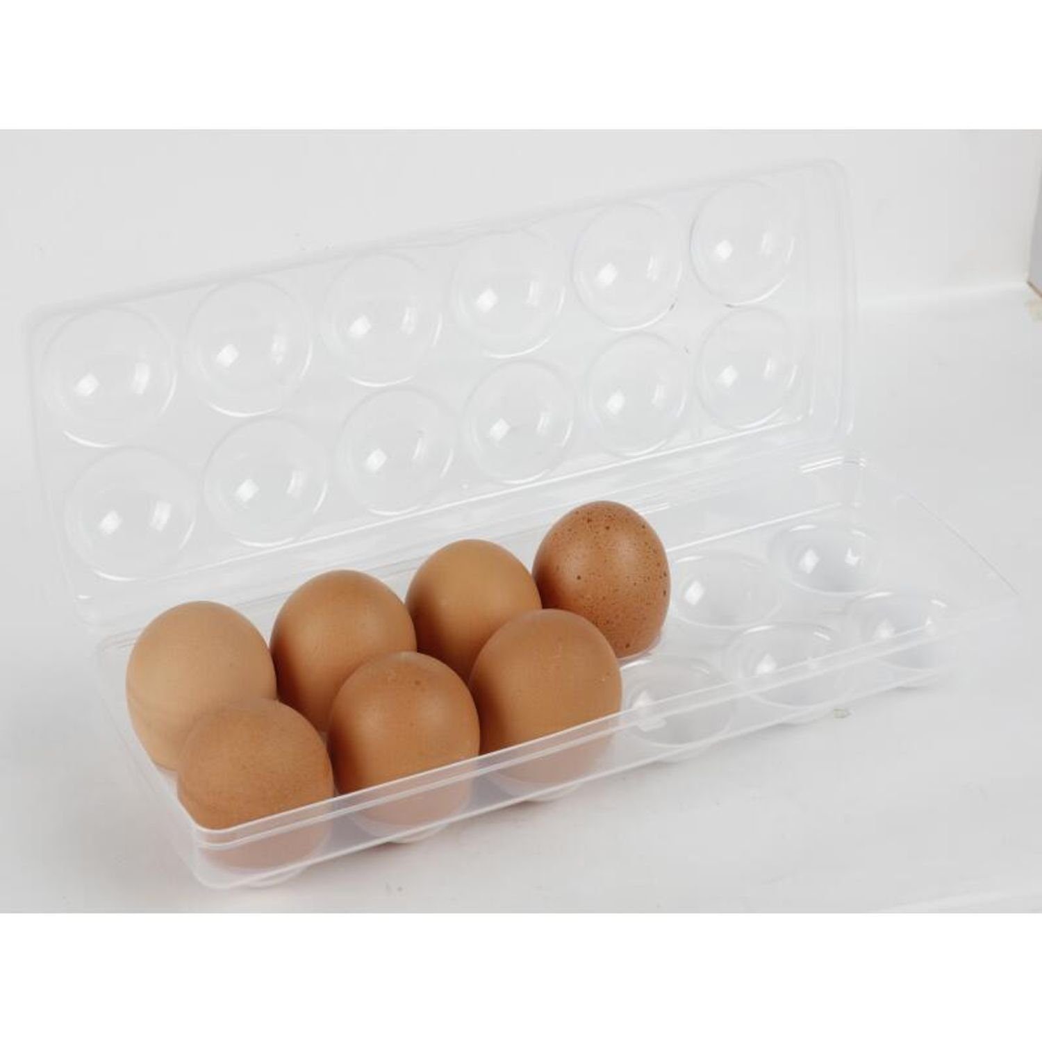 Vorratsdose Eier Stück Box Koopman Eierdosen je D, Hühnereier Set mit Kunststoff 15 12 aufbewahren für