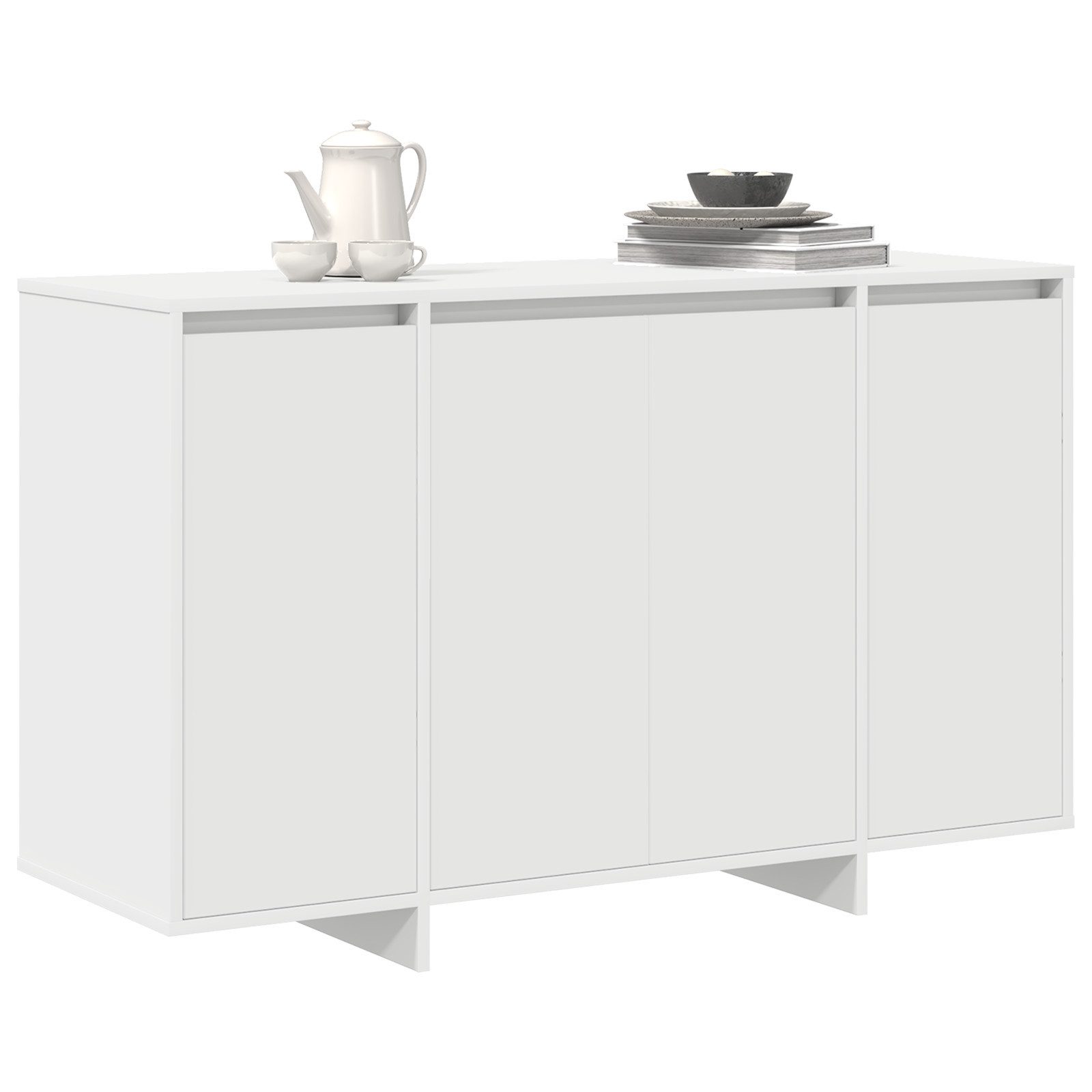 vidaXL Sideboard Weißes Sideboard Weiß Beschichtetes günstig online kaufen
