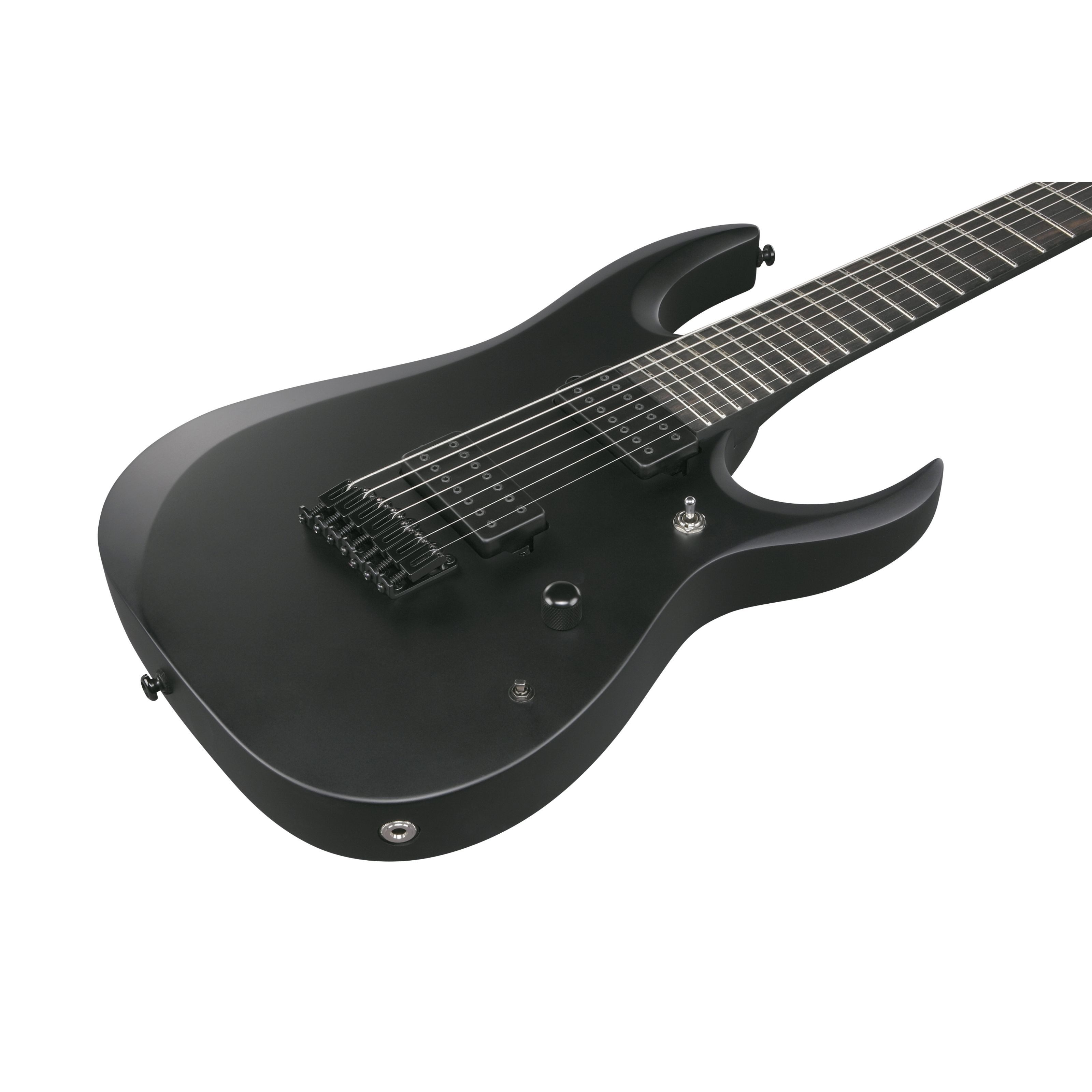 Ibanez E-Gitarre, E-Gitarren, Ibanez Modelle, Iron Label RGDRB71-BKF Black Flat - E-Gitarre