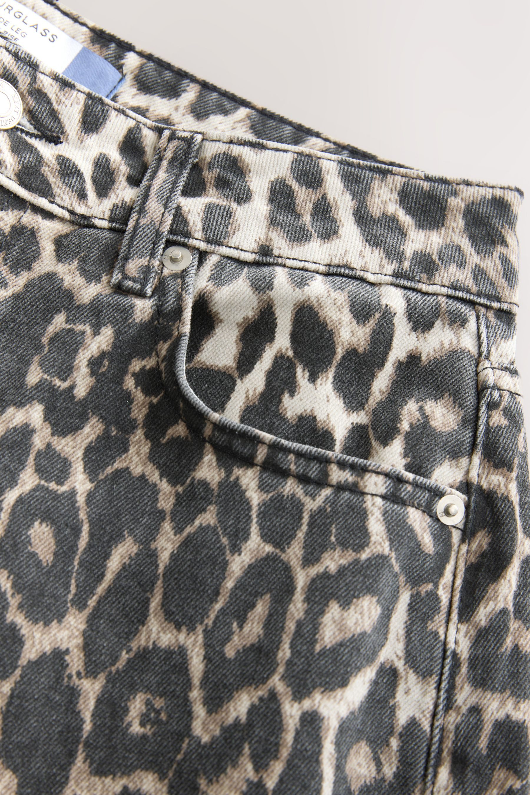 Next Weite Jeans Hourglass Jeans mit weitem Bein aus Baumwolle (1-tlg) günstig online kaufen