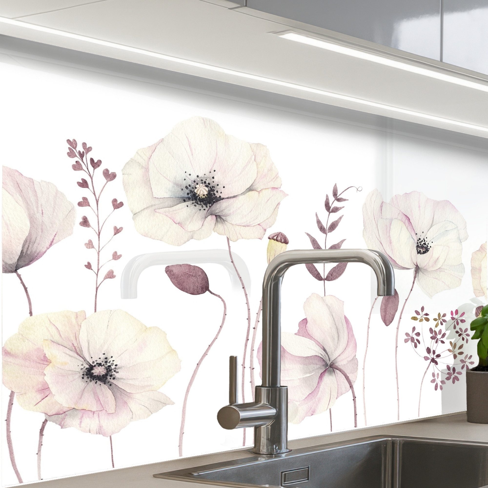 Blumen – Pastell – Pflanzen – Weiß