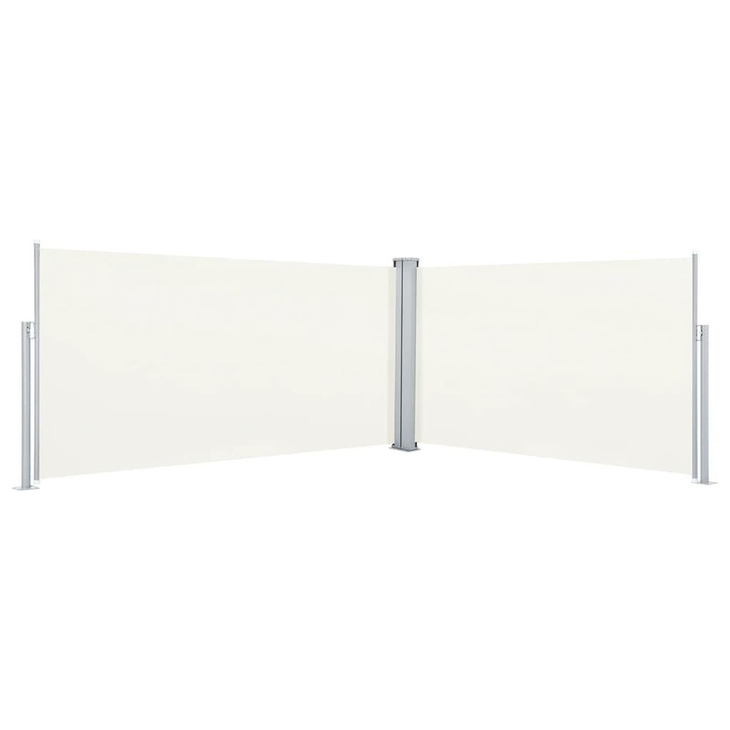 Thumbnail - vidaXL Seitenmarkise Sichtschutz Windschutz Ausziehbar Creme 160x600 cm