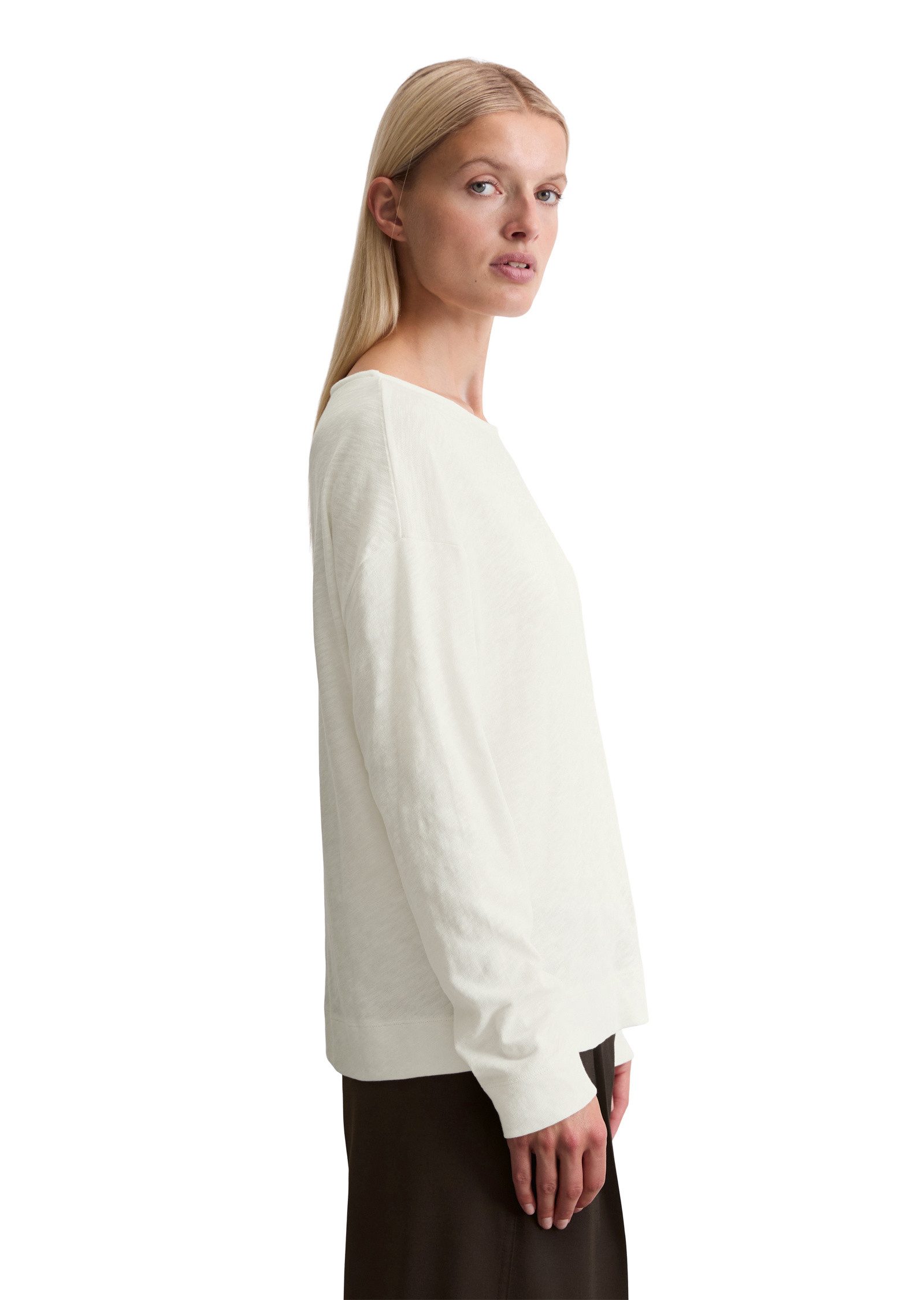 Marc O'Polo Langarmshirt aus Slub Jersey günstig online kaufen