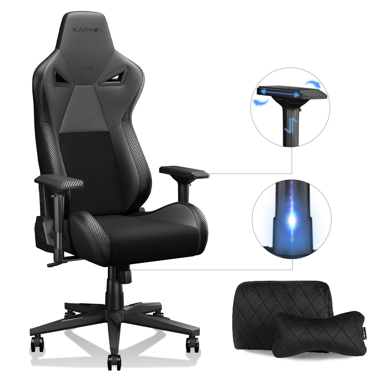 KARNOX Gaming-Stuhl Bürostuhl Ergonomisch Wippfunktion bis günstig online kaufen