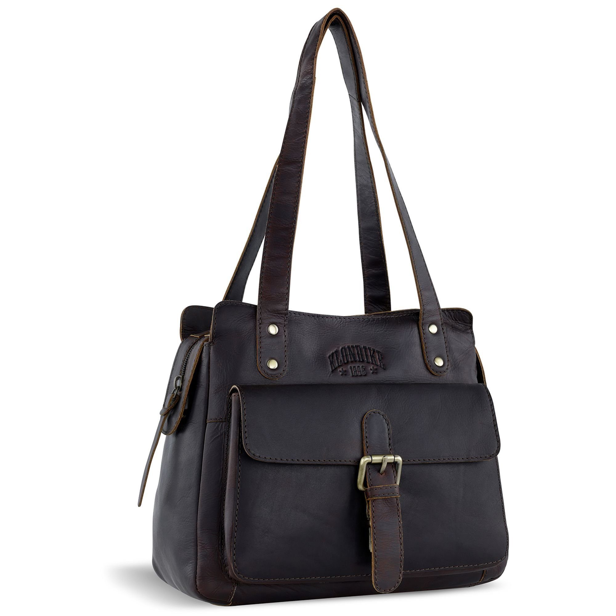 Klondike 1896 Schultertasche Rush, Leder