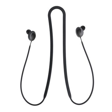 kwmobile 2x Halteband für Samsung Galaxy Buds 2 Headphones Headset-Halterung, (1-tlg., Kopfhörer Halter Band Strap in Weiß matt Schwarz)