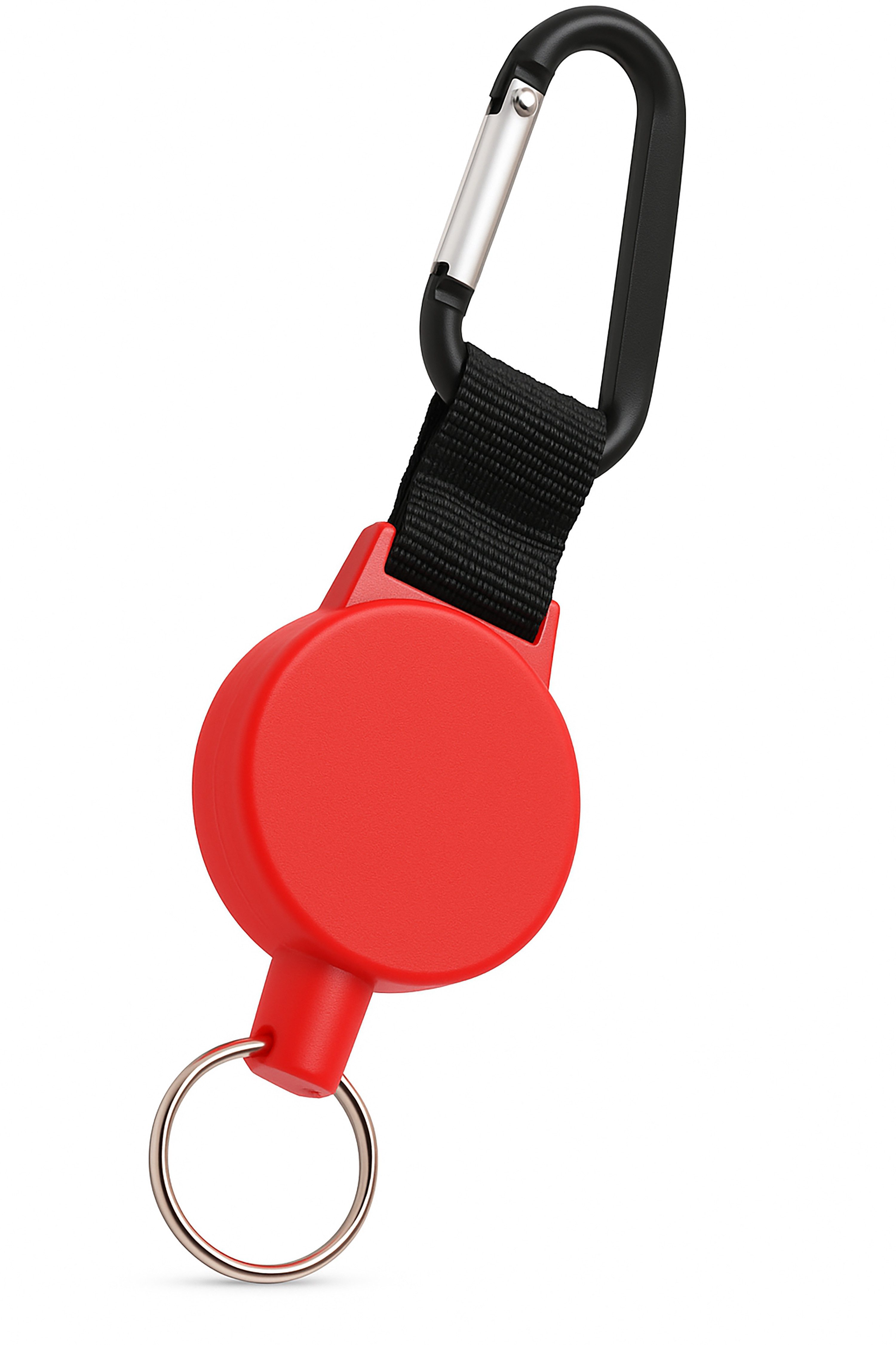 WEBBOMB Schlüsselanhänger Ausweis Jojo mit Stahlseil ausziehbar Schlüsselrolle Ausweishalter