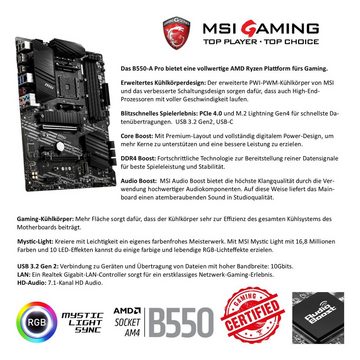 Meinpc 5900X RTX 4070 Ti 16G Gaming-PC (AMD Ryzen 9 5900X, Nvidia Geforce® RTX 4070 Ti Super 16GB, 32 GB RAM, 1000 GB SSD, Wasserkühlung, Wasserkühlung, RGB, Gaming, Gamer, Ryzen 9, RTX 4070 Ti Super)
