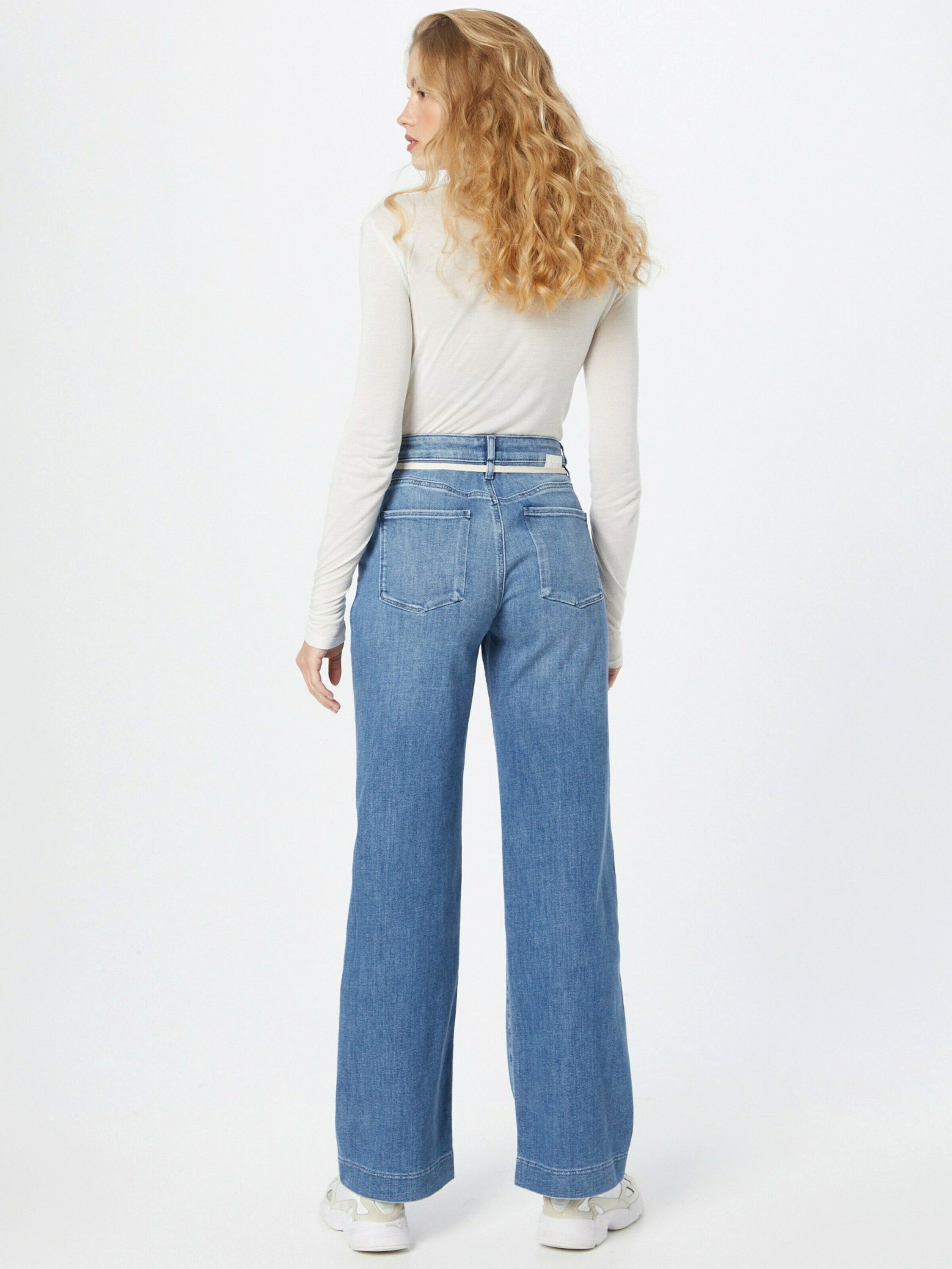 DAWN Weite Jeans (1-tlg) Plain/ohne Details