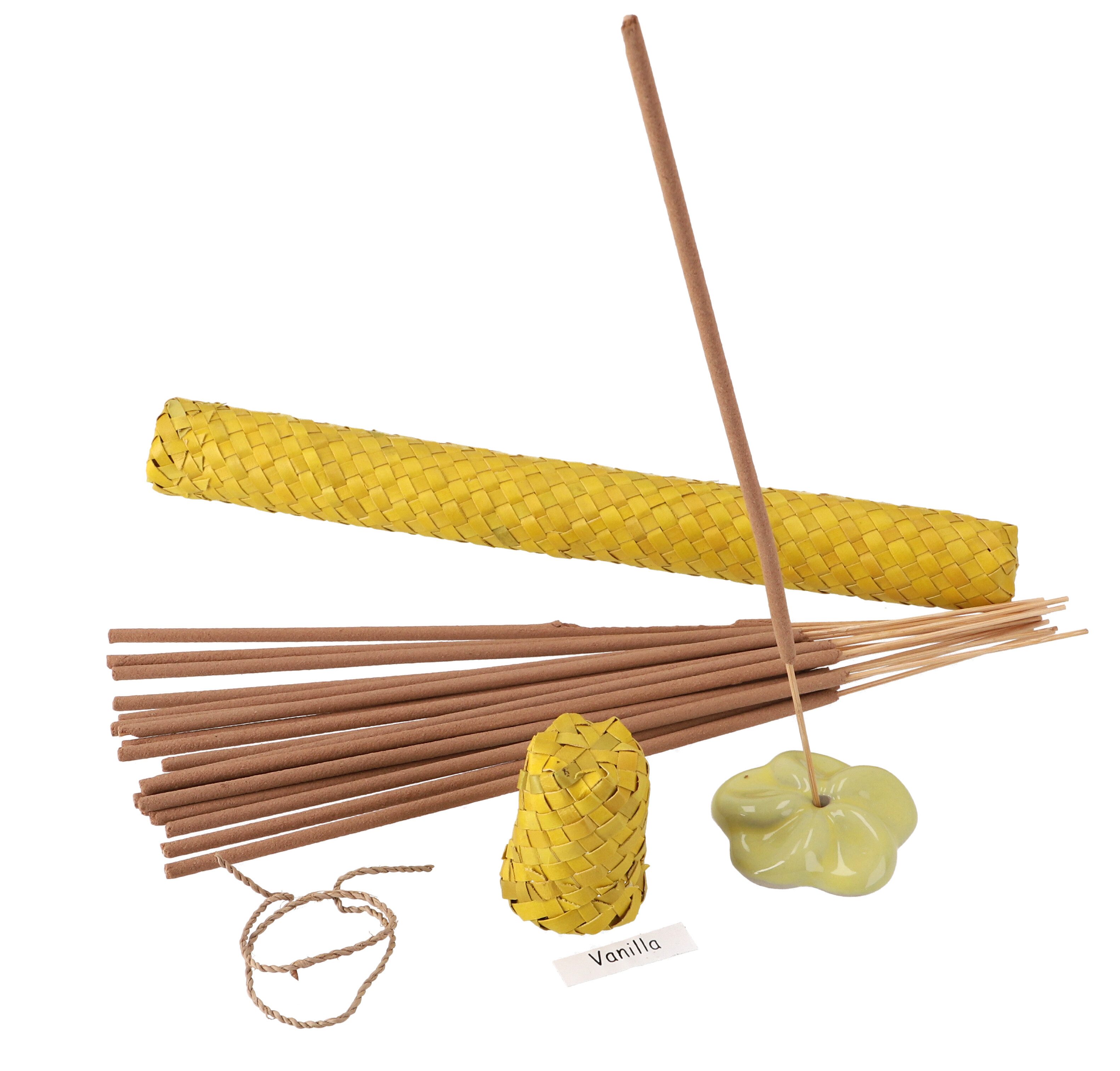 Guru-Shop Räucherstäbchen Balinesiches Räucherstäbchen Set - Vanille
