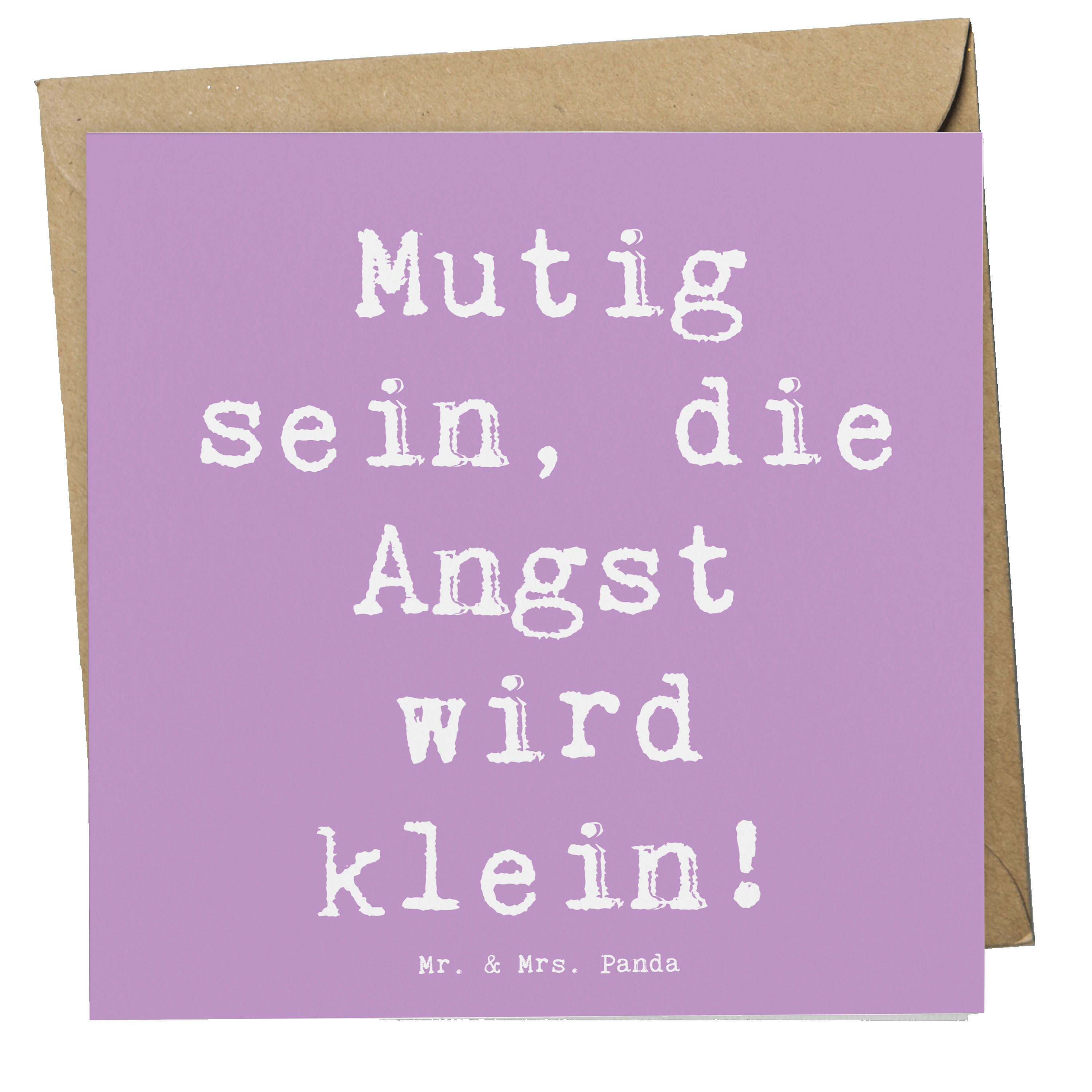 Mr. & Mrs. Panda Grußkarte, Elegante Gestaltung