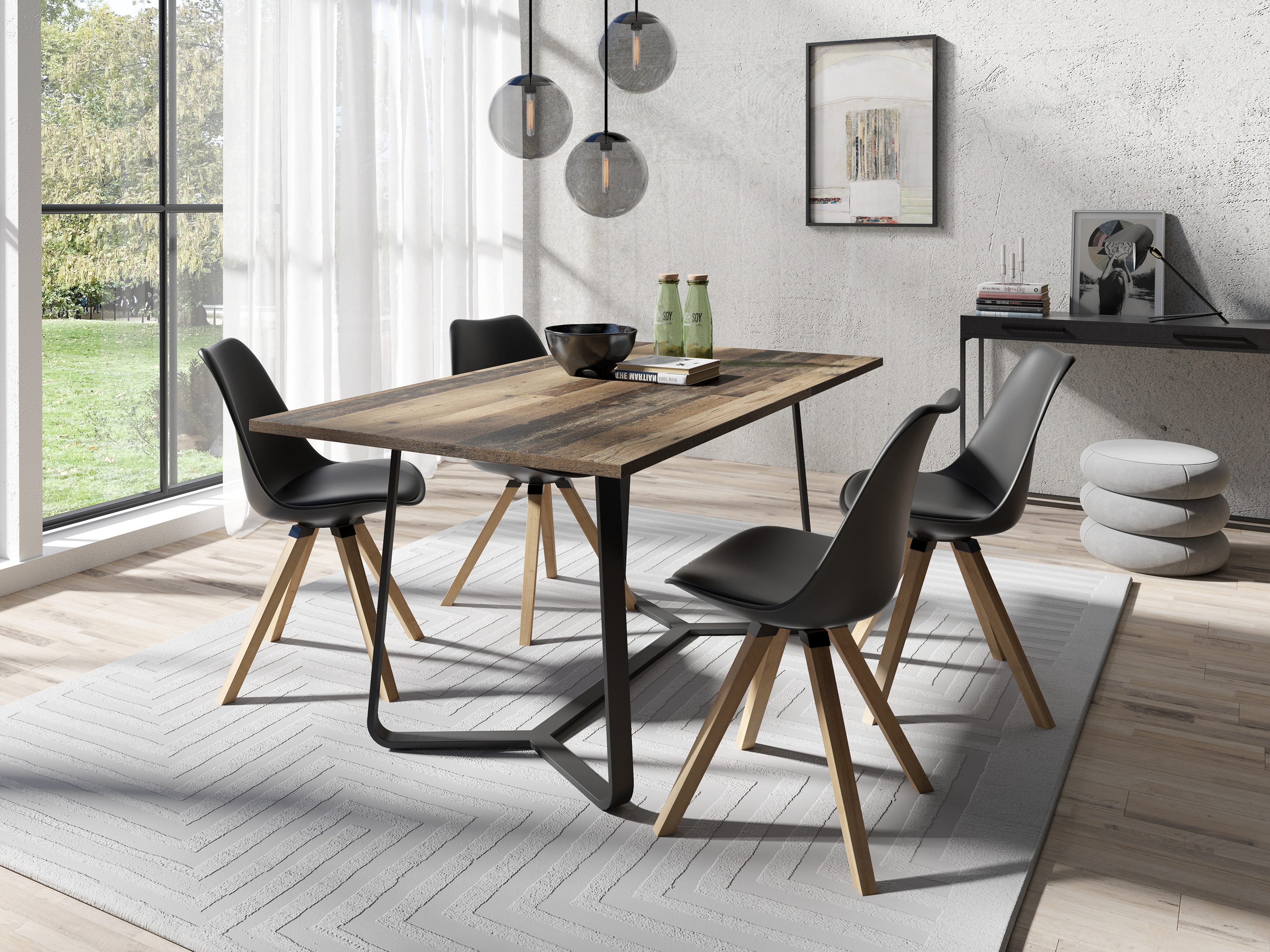 byLIVING Esstisch Talea (1-St), modernes Design, 140cm und 160cm, Artisan E günstig online kaufen