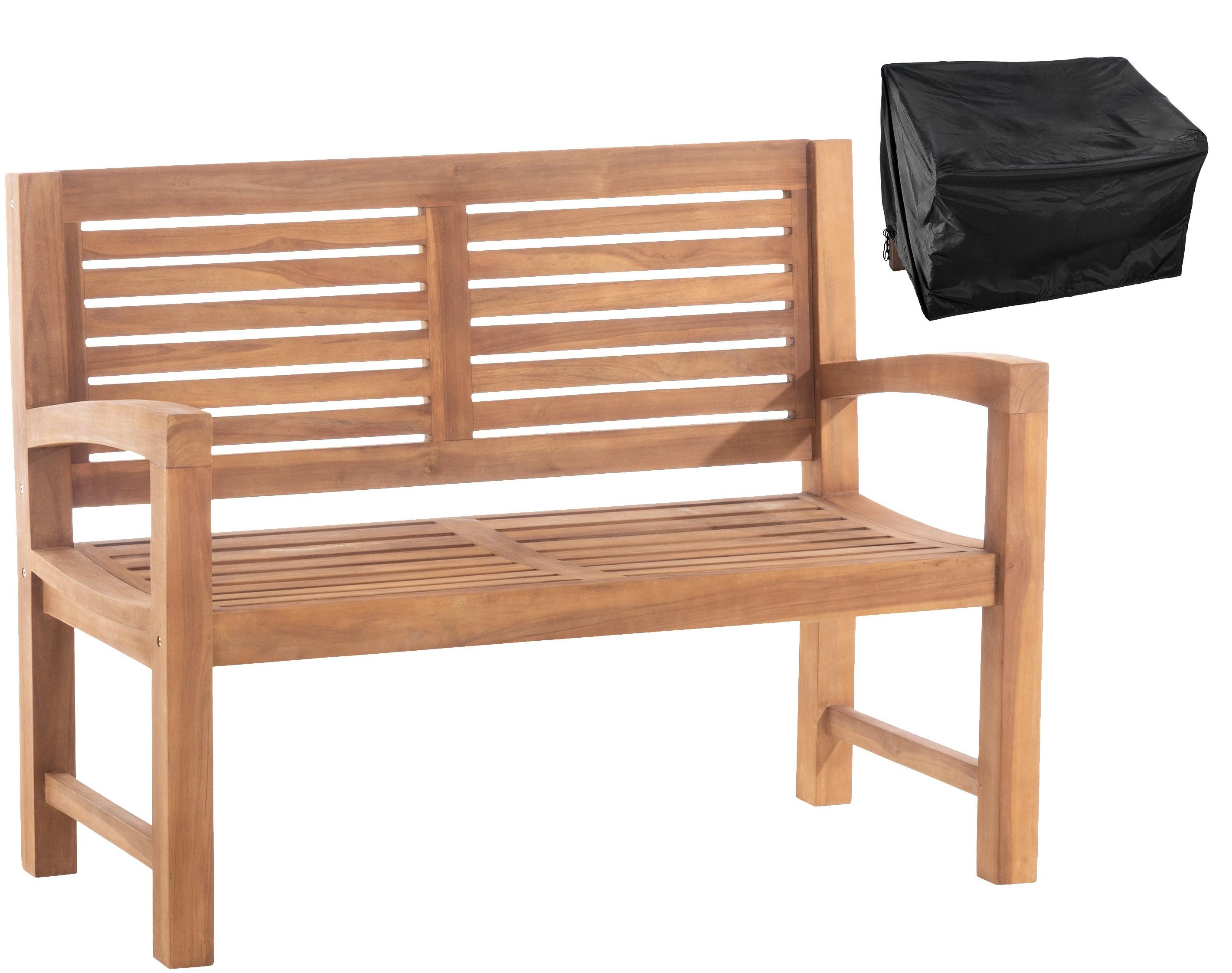 CLP Gartenbank Teakbank 120 cm mit günstig online kaufen