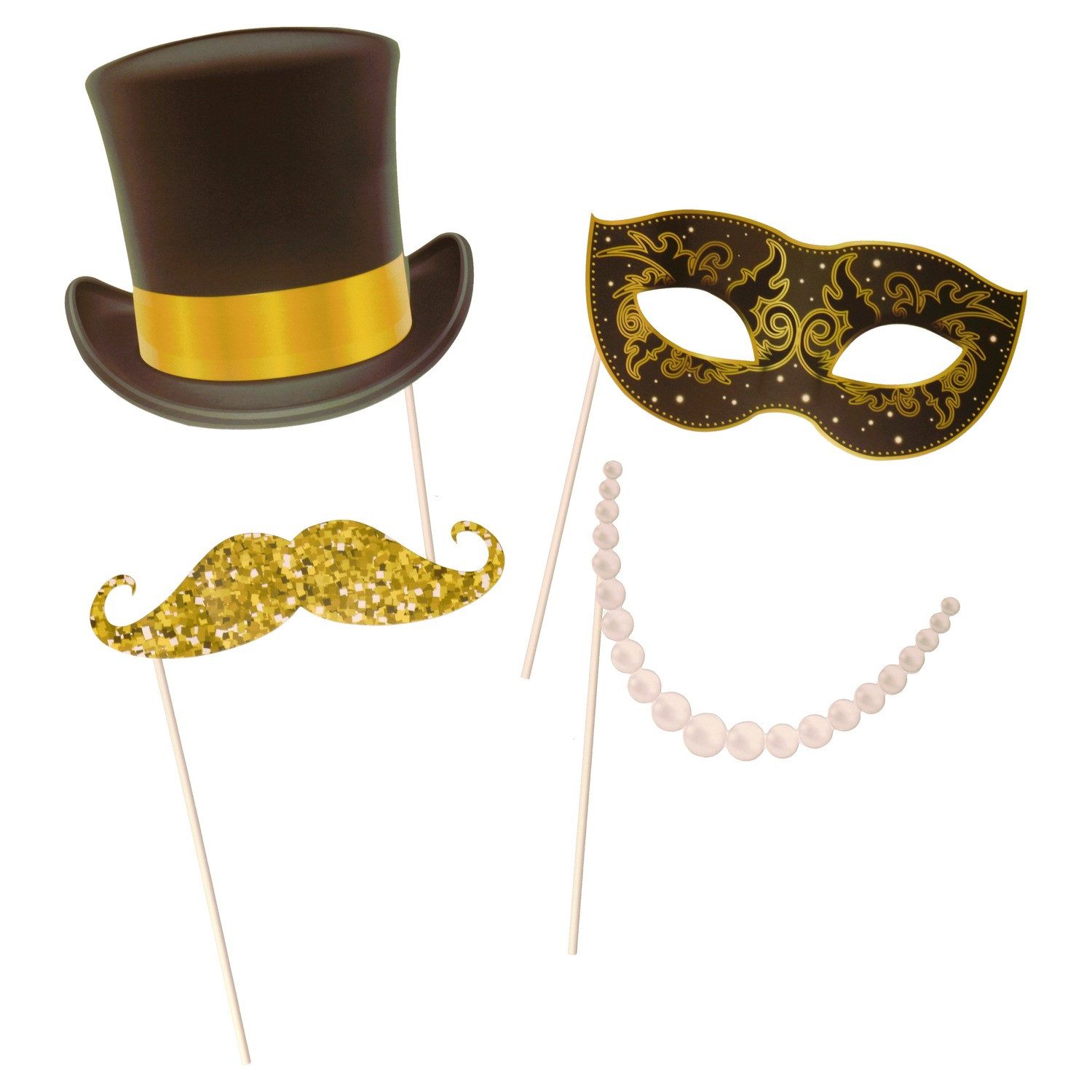 Out of the Blue Fotohalter Glamour Party Photo Booth im 12er Set günstig online kaufen