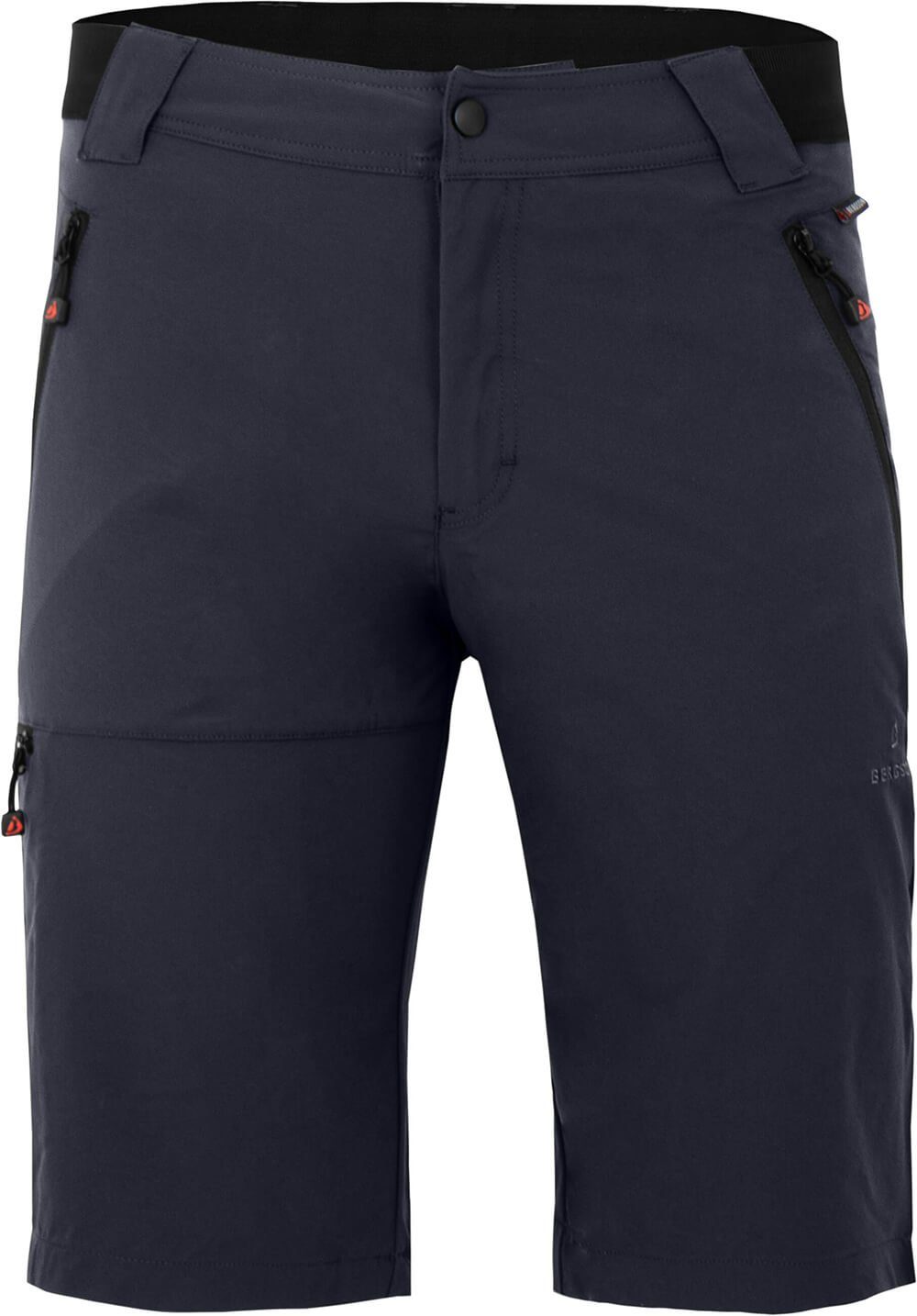 Bergson Outdoorhose ARRESÖ COMFORT Bermuda Herren Wandershorts, leicht, strapazierfähig, Normalgrößen, Nacht blau