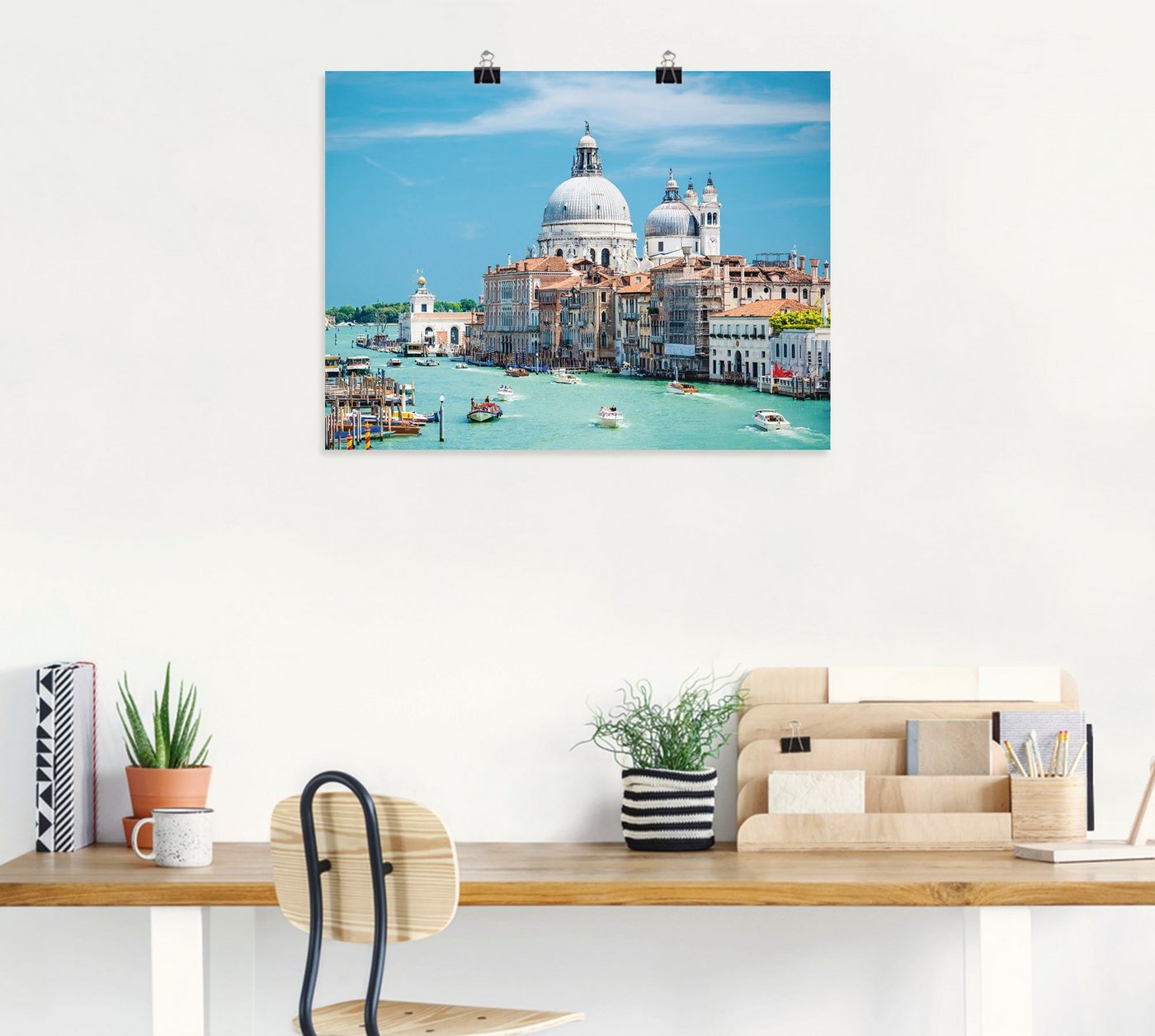 Artland Wandbild »Venedig«, Italien (1 Stück), in vielen Größen & Produktarten - Alubild / Outdoorbild für den Außenbereich, Leinwandbild, Poster, Wandaufkleber / Wandtattoo auch für Badezimmer geeignet-HomeTrends
