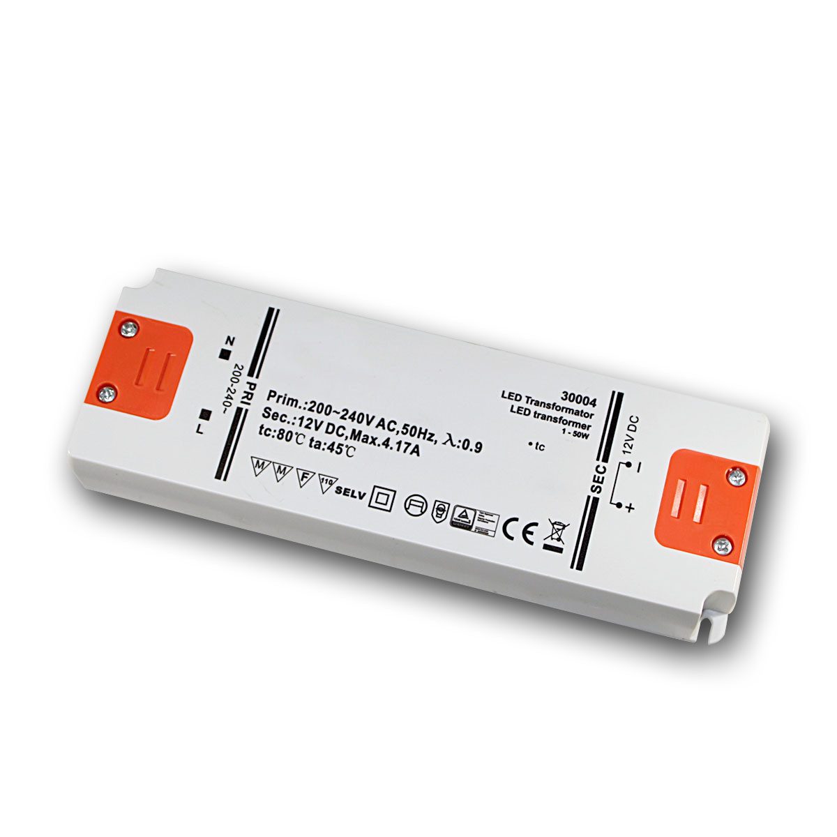 Goobay LED Slim-Transformator 12V DC 0,5-50W, IP20, Trafo LED Trafo