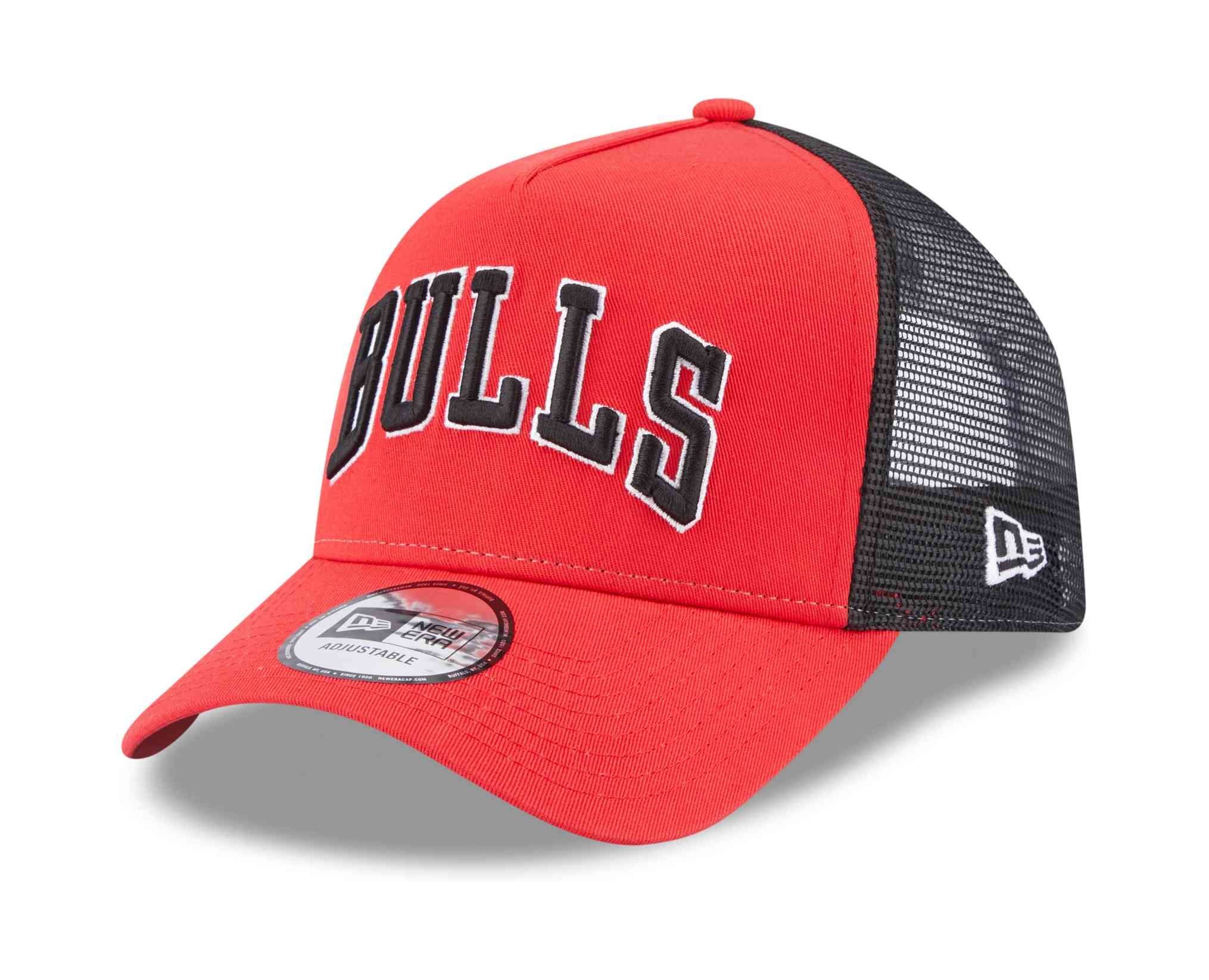 New Era Snapback Cap NBA Chicago Bulls Team Script Trucker