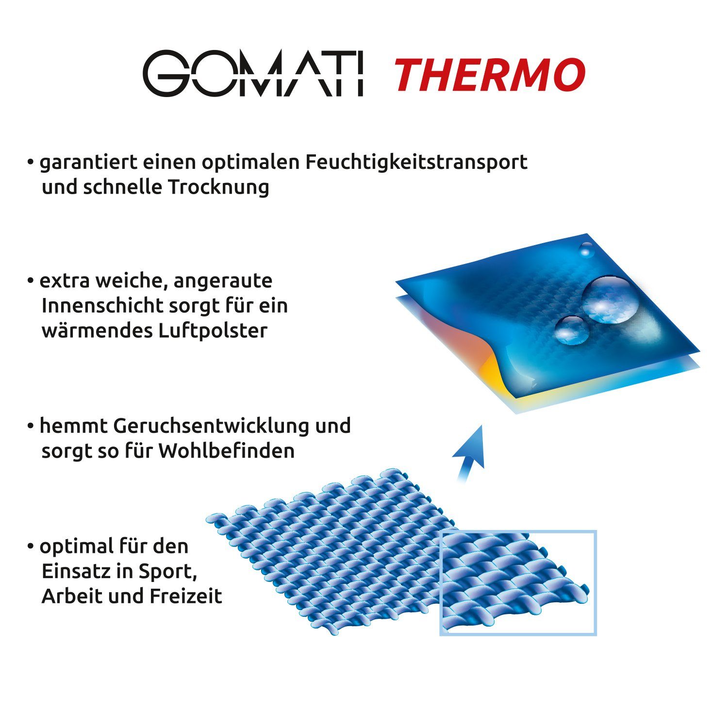 Thermohemd Kinder Thermo Langarmshirt - warmes Unterhemd