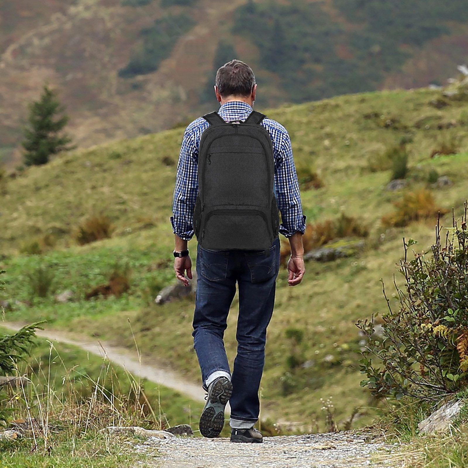 TAN.TOMI Wanderrucksack 23L Rucksack Leicht Faltbarer Reiserucksack Seitent günstig online kaufen