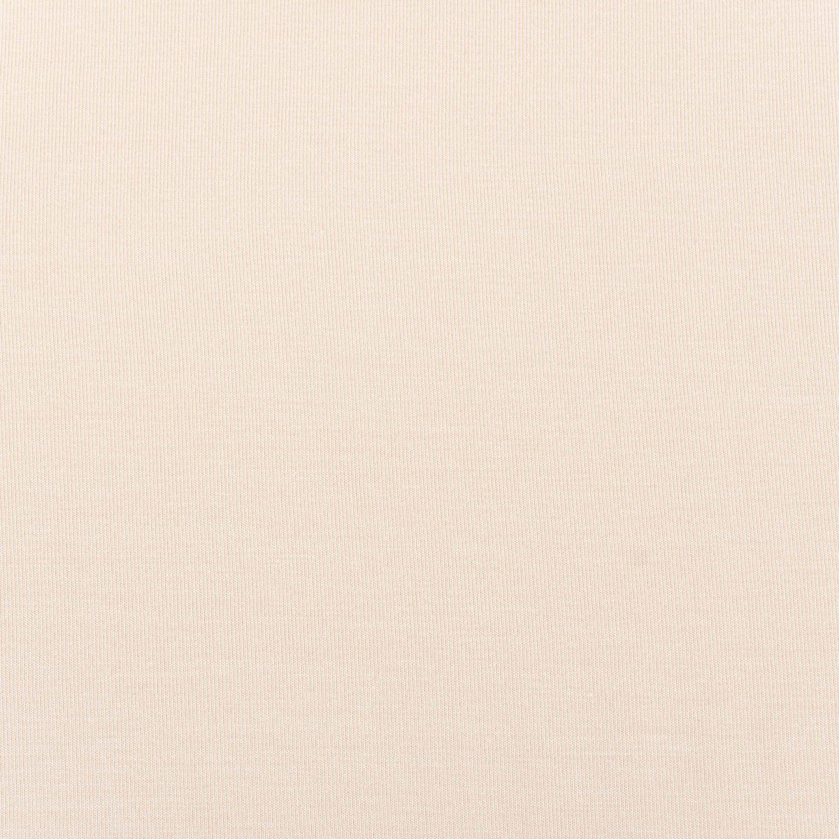 SCHÖNER LEBEN. Stoff Jersey Meterware Tencel Modal für Bekleidung einfarbig beige 145cm, allergikergeeignet