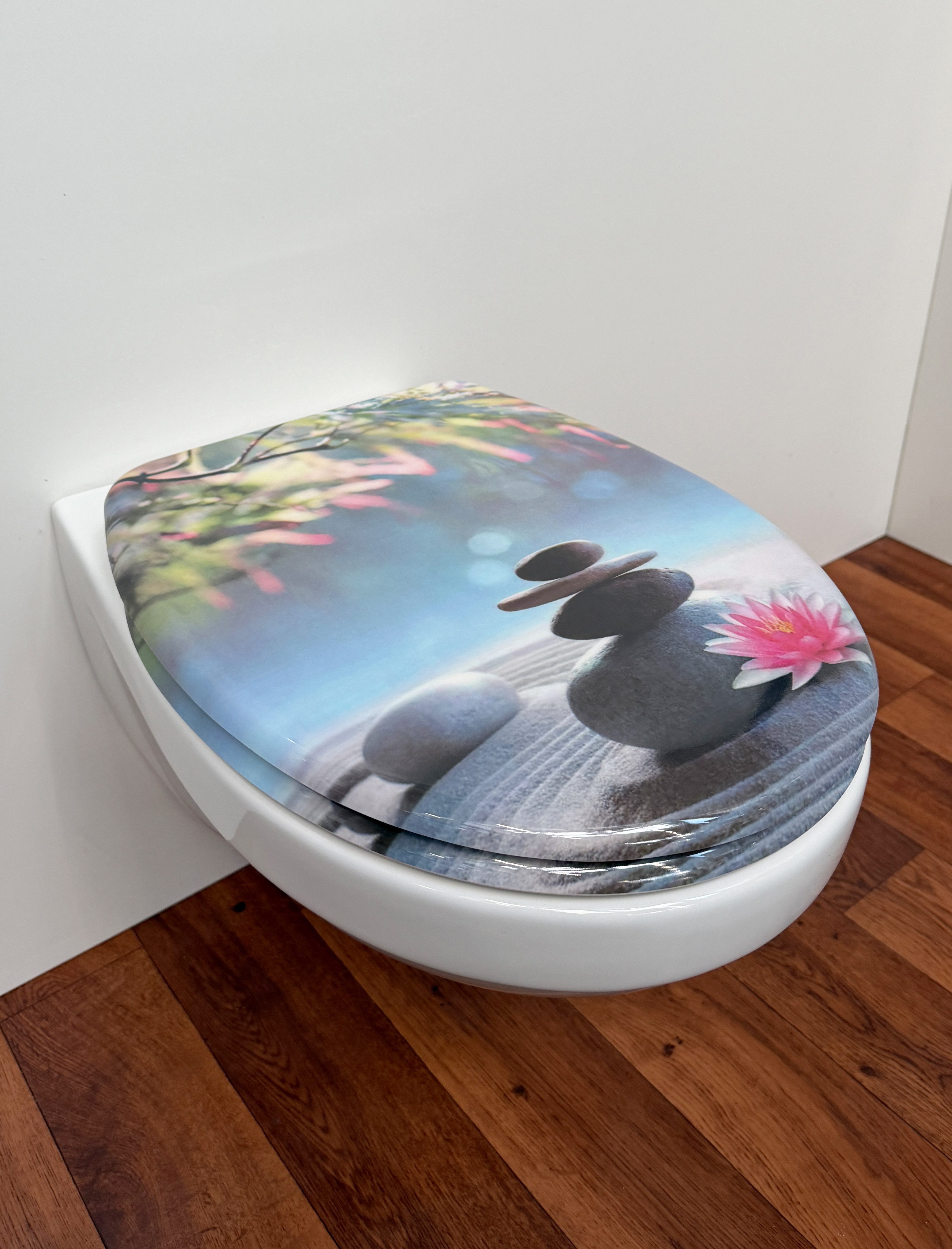 welltime WC-Sitz Classic Decor, Kratzfester Duroplast Klo-Sitz mit Absenkau günstig online kaufen