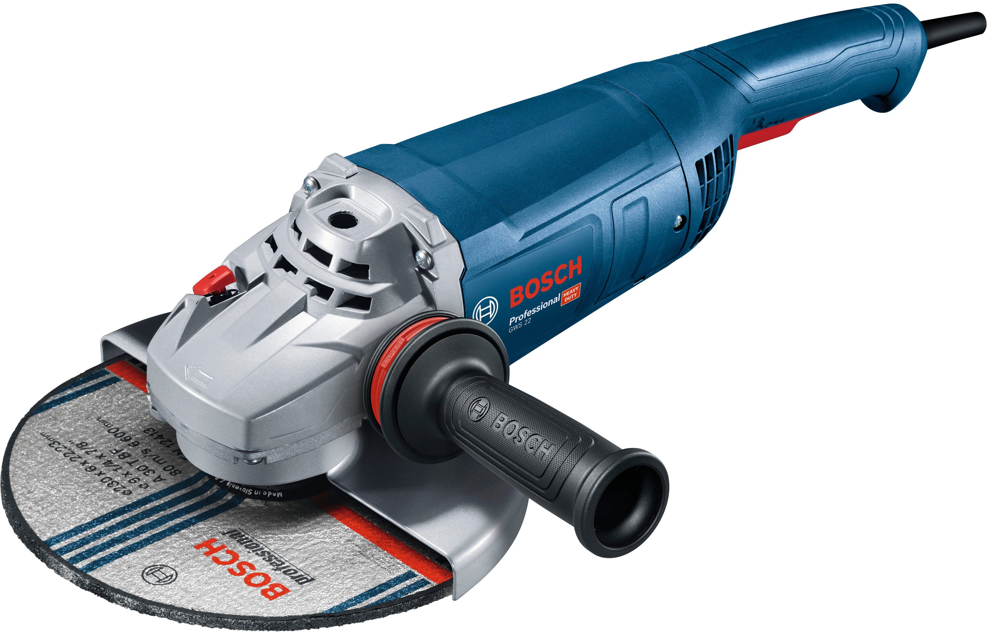 Bosch Professional Угловая шлифовальная машина GWS 22-230 P, max. 6500 U/min