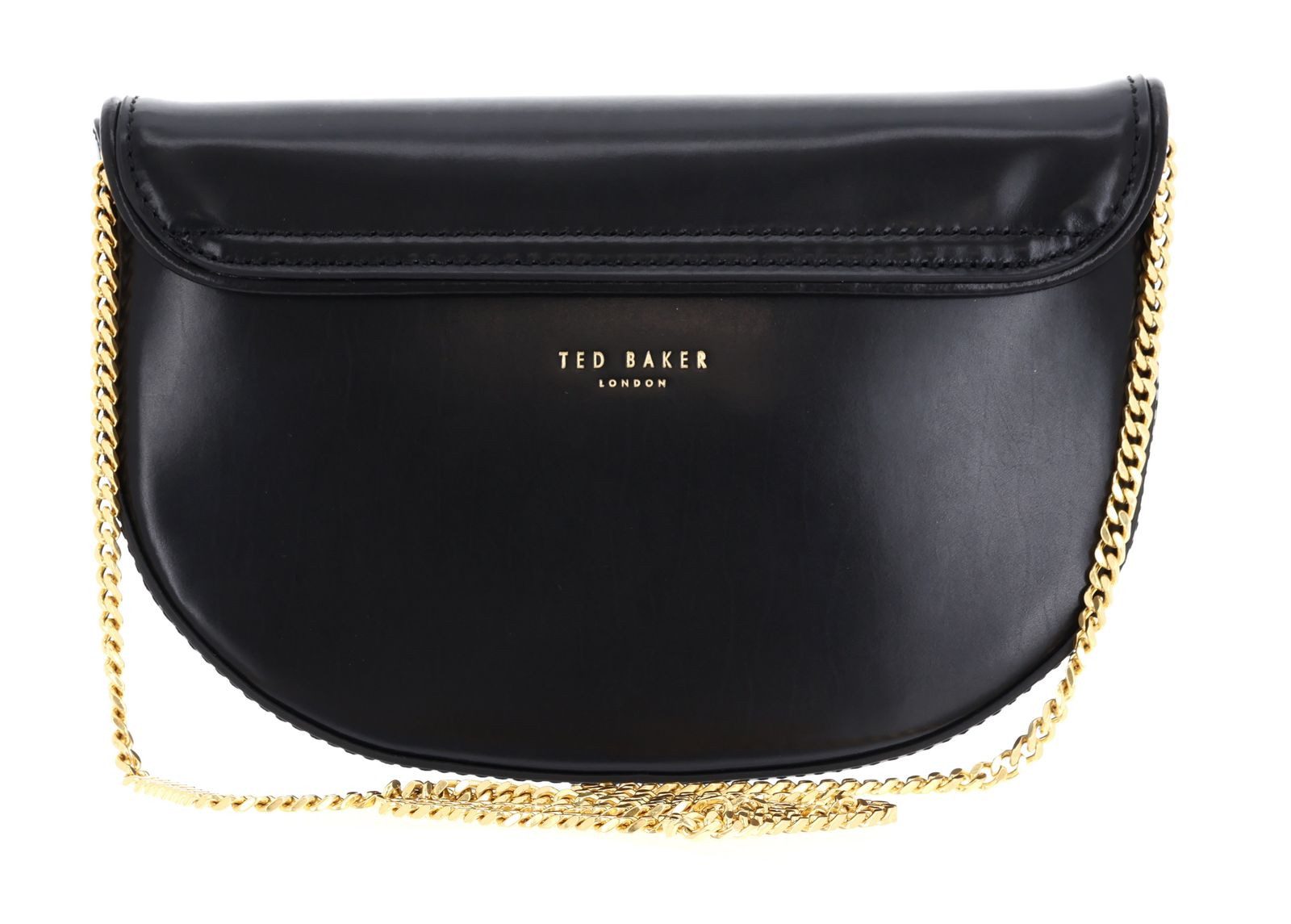 Ted Baker Umhängetasche Leather Statement Hardware Clutch, aus echtem Rindsleder