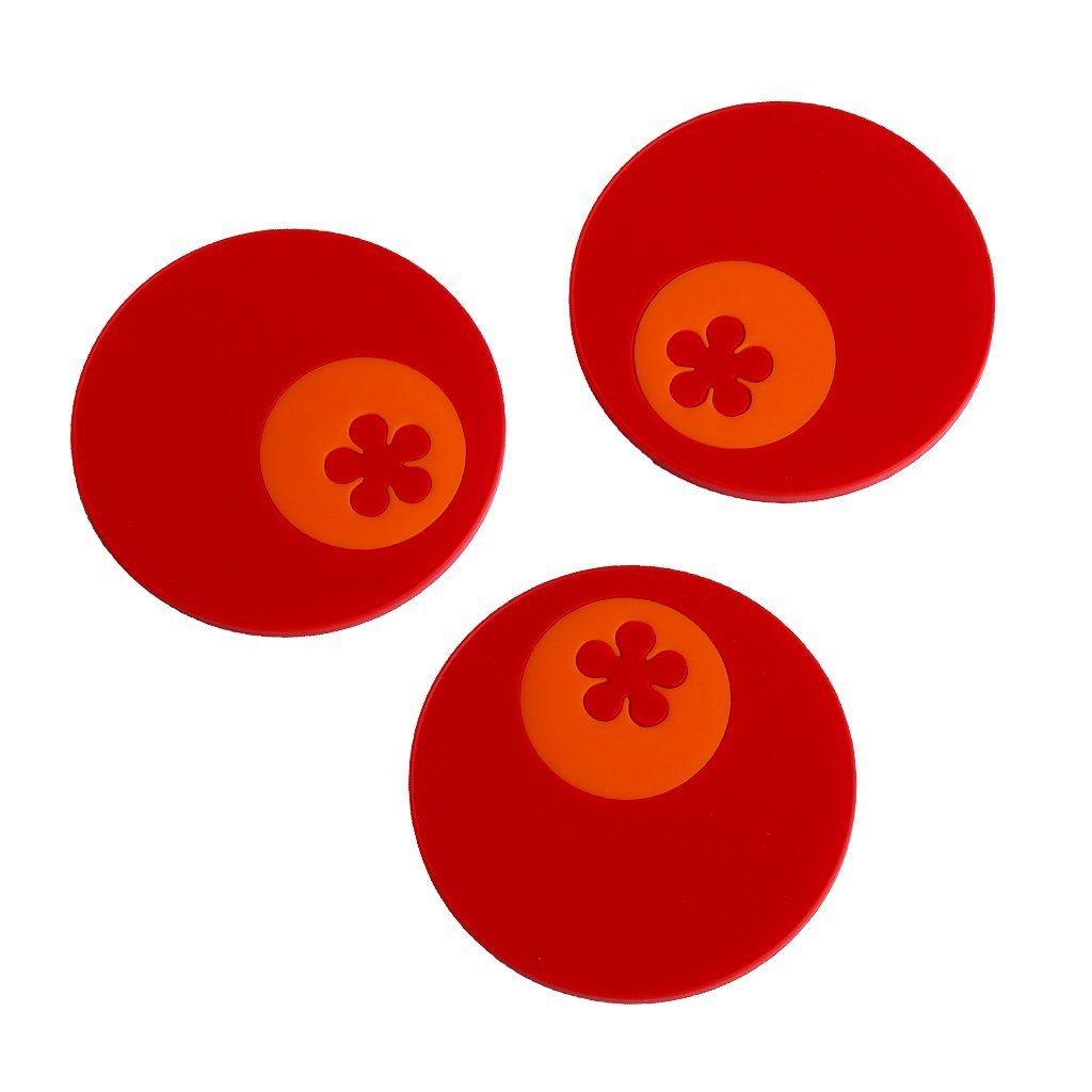 Kochblume Getränkeuntersetzer Multi-Untersetzer, Set, 3-tlg., Hitzebeständig bis 230°