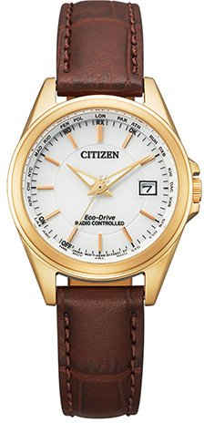 Citizen Funkuhr EC1183-16A, Armbanduhr, Damenuhr, Solar