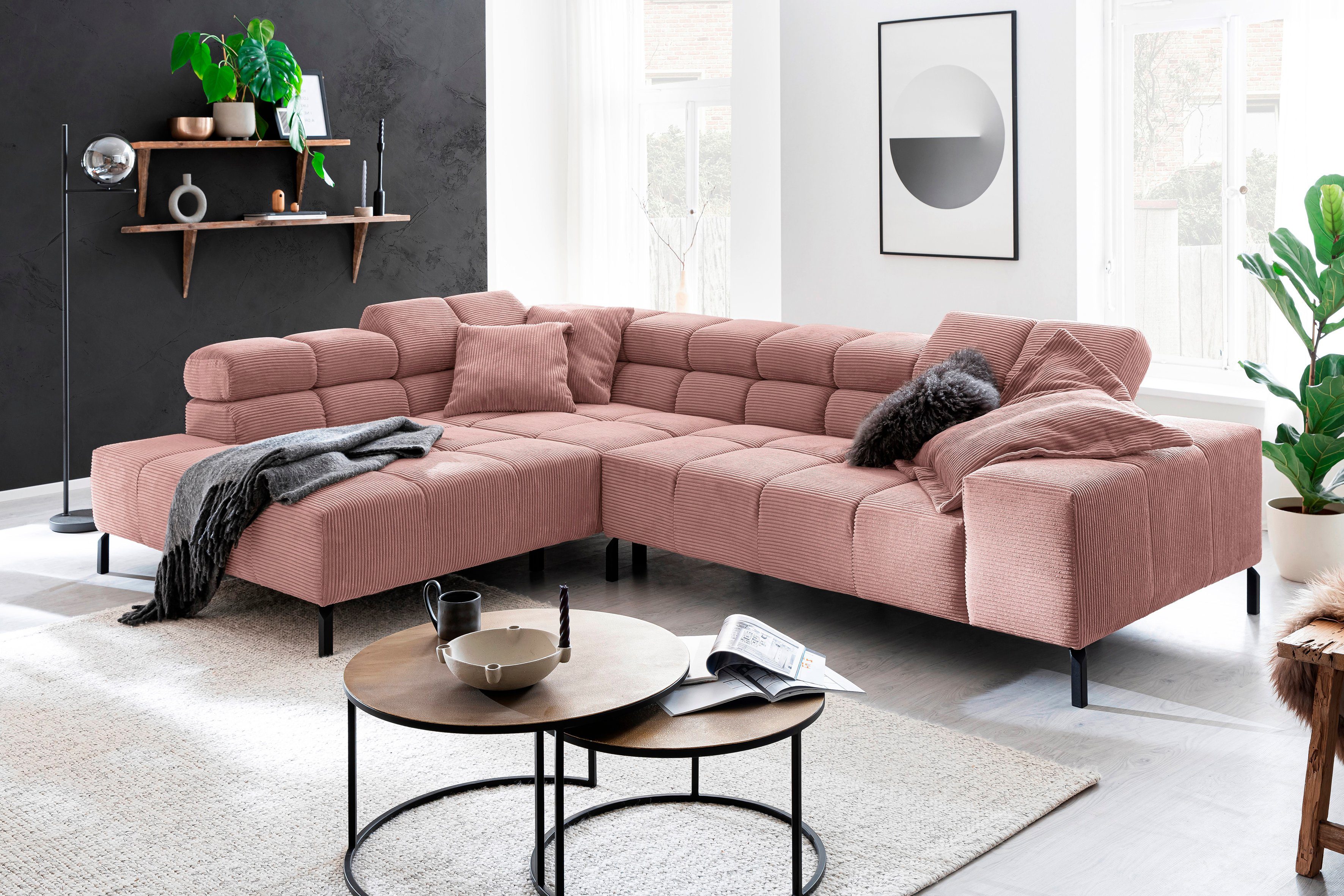 INOSIGN Ecksofa Ancona New, wahlweise motorische günstig online kaufen